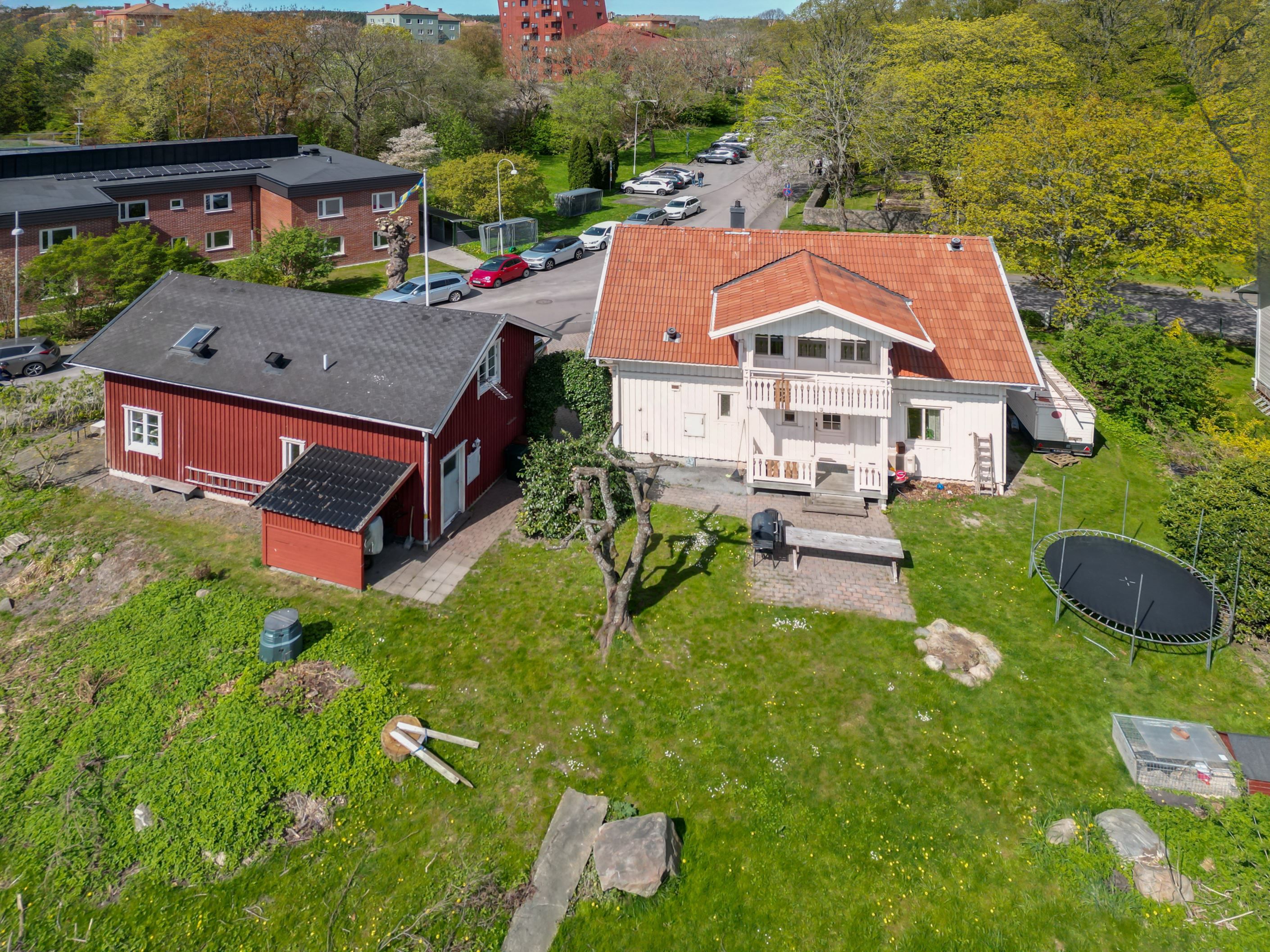 Baksidan med perfekt solläge