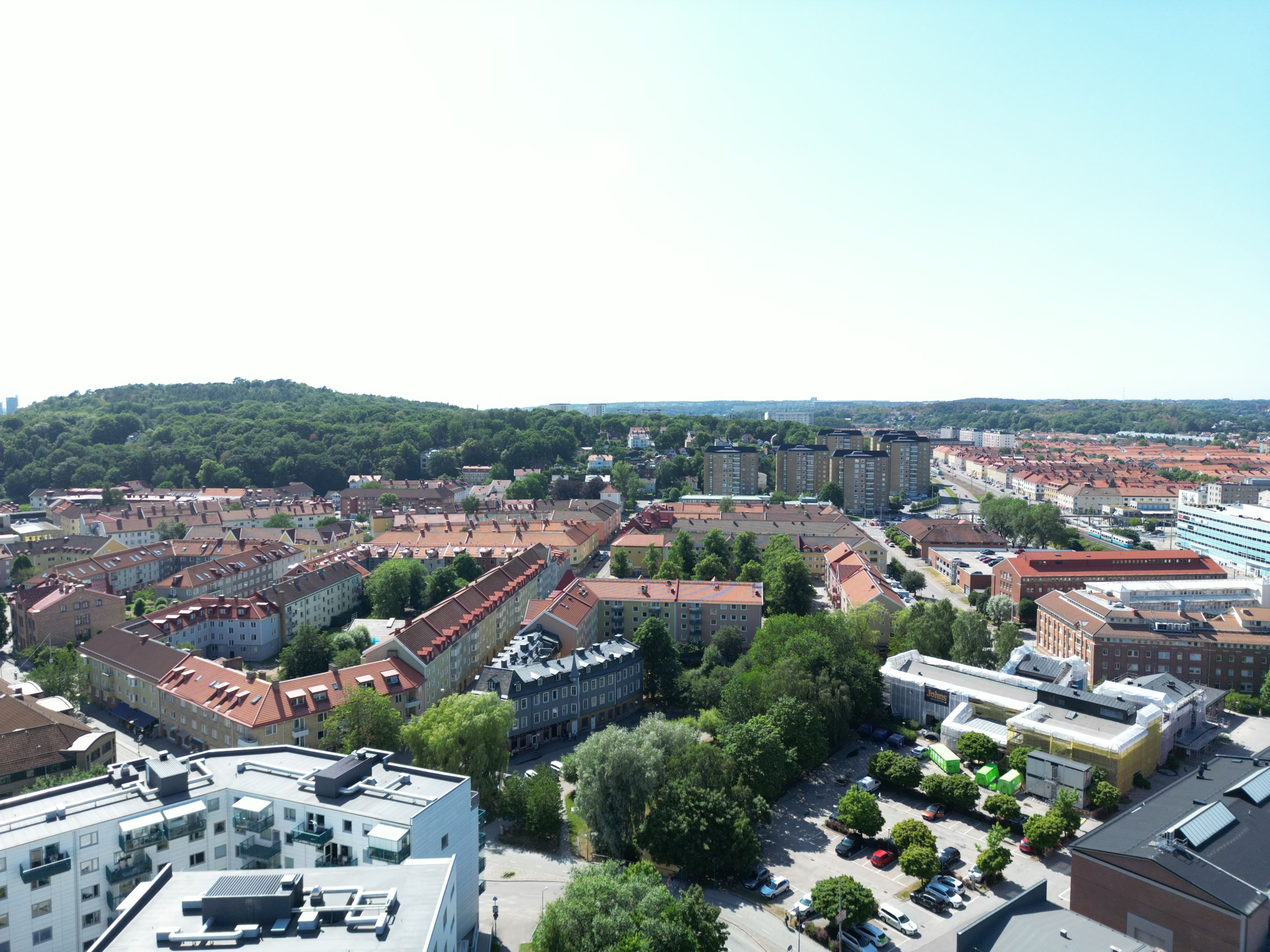 Vy mot centrala Hisingen