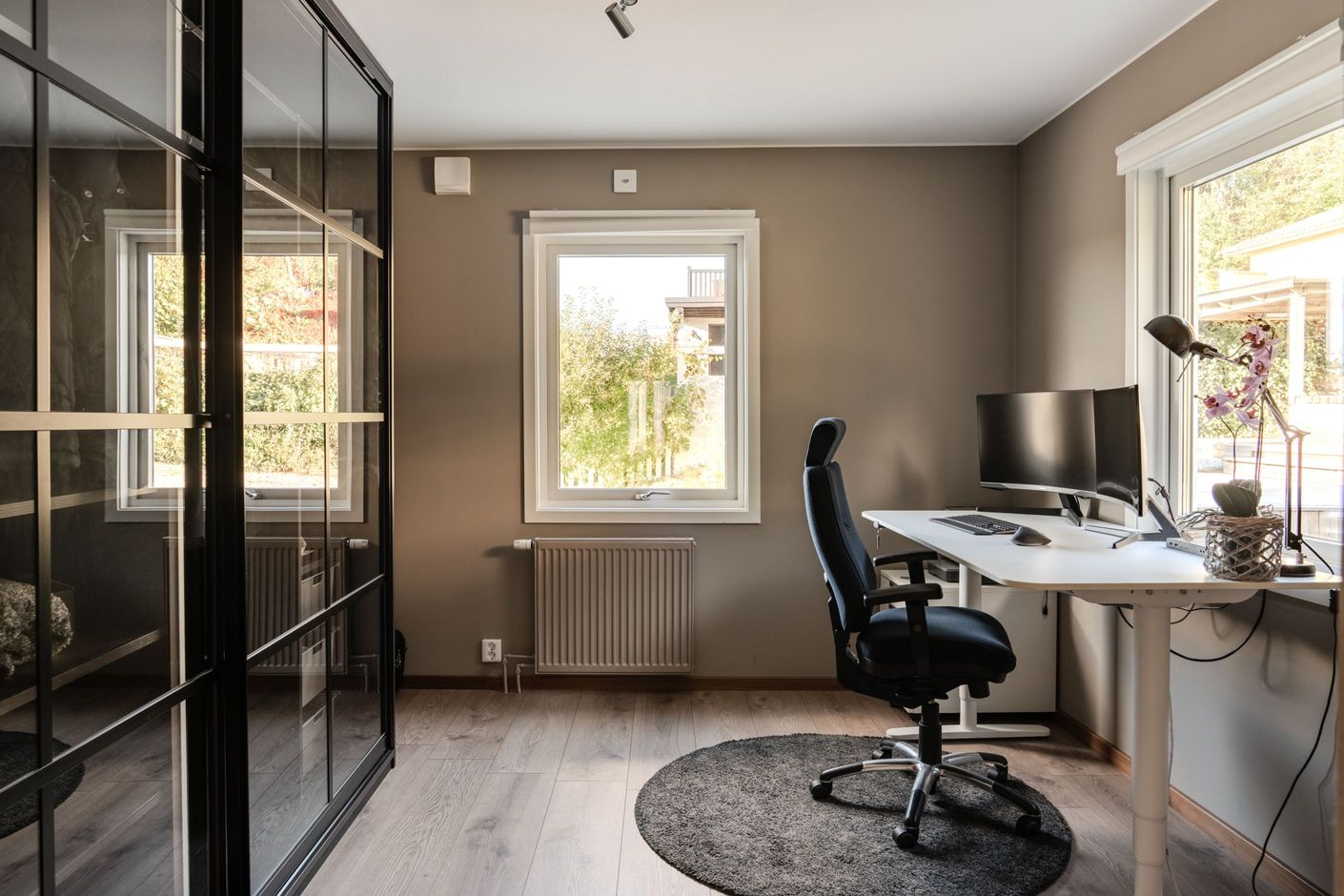 Sovrum som idag nyttjas till kontor