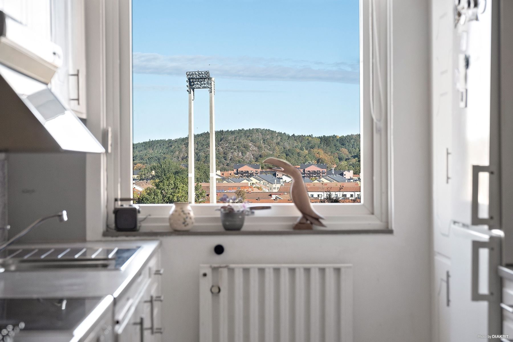 Fantastisk vy från köksfönstret