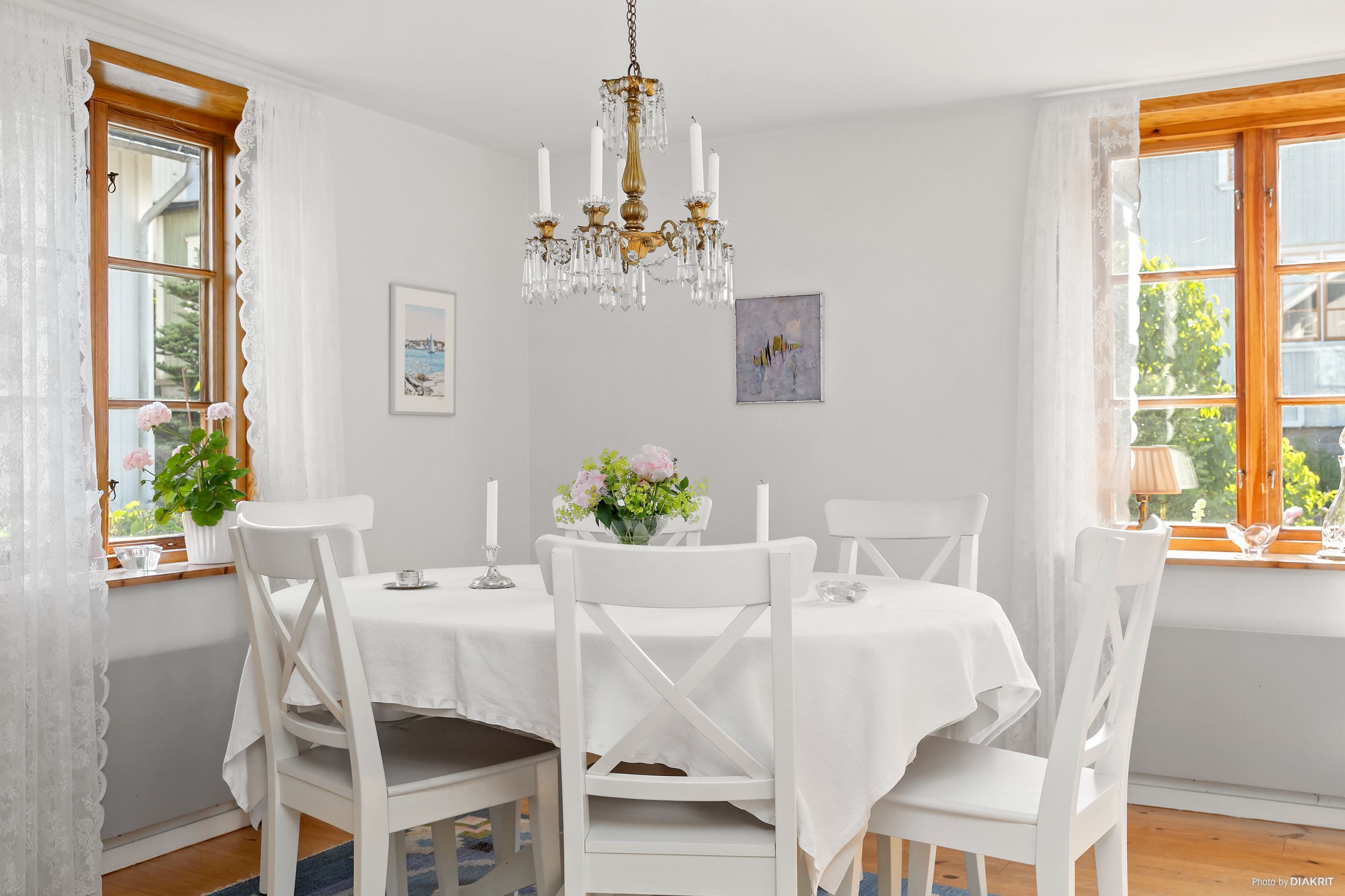 Plats för stort matbord