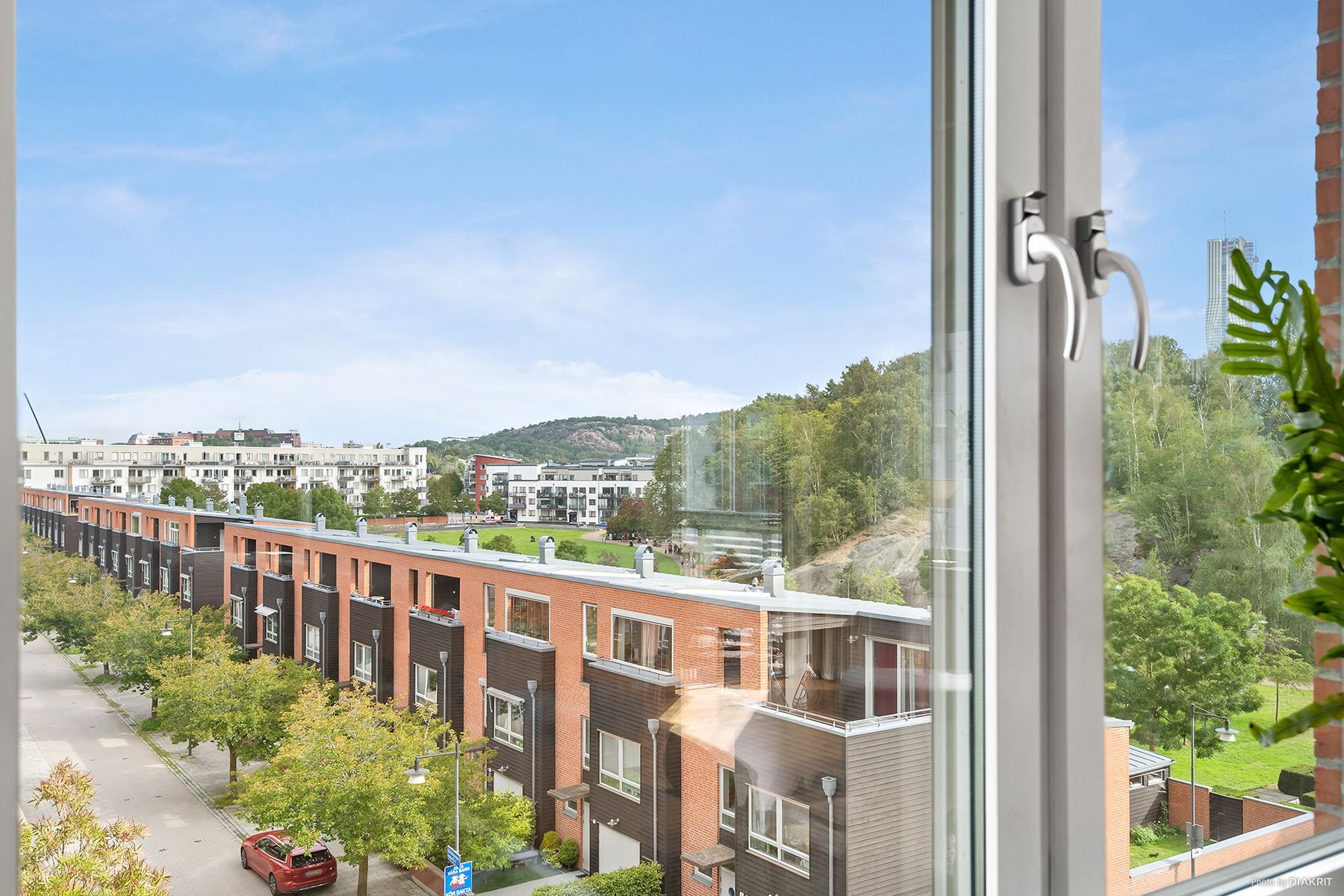 Utsikt över området