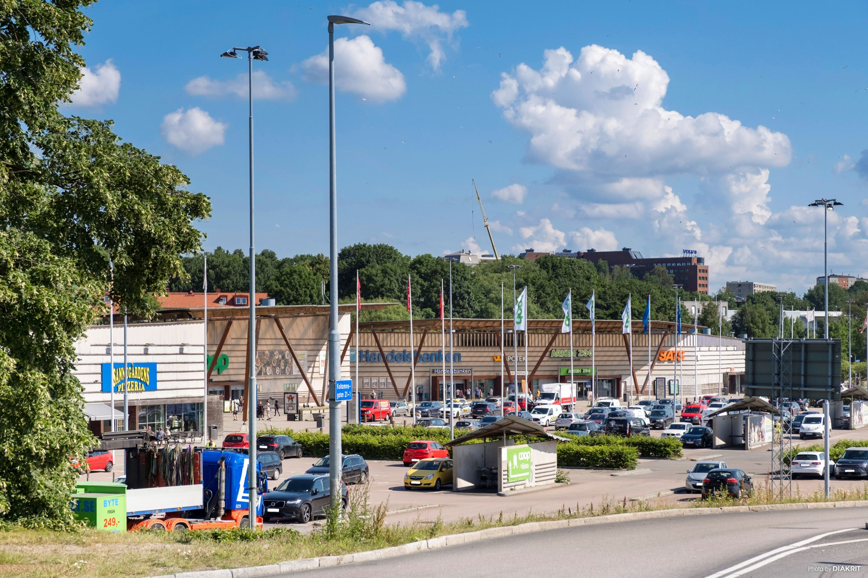 Närservice på Eriksbergs köpcenter ligger inte långt bort