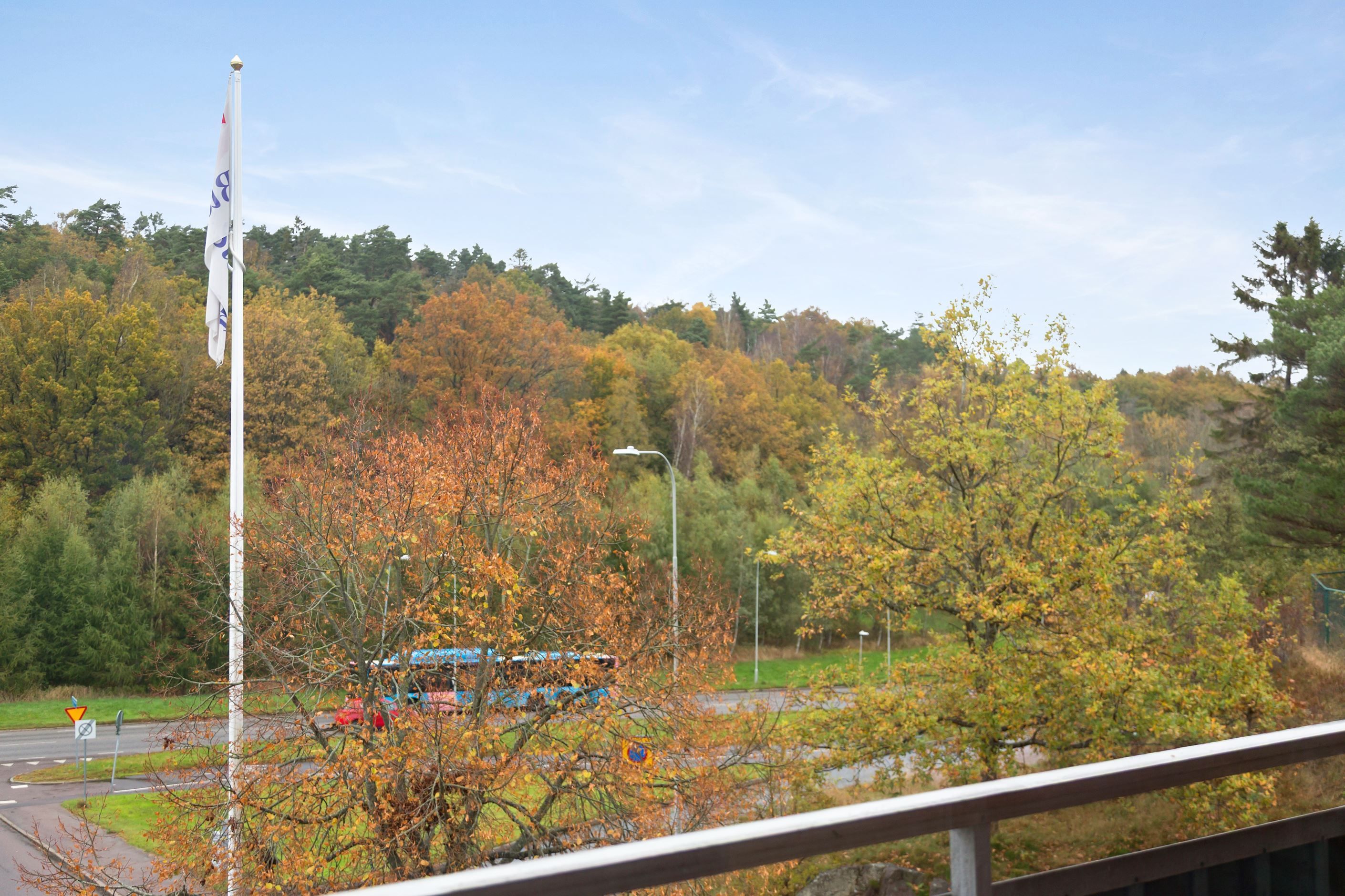 Utsikt från balkong