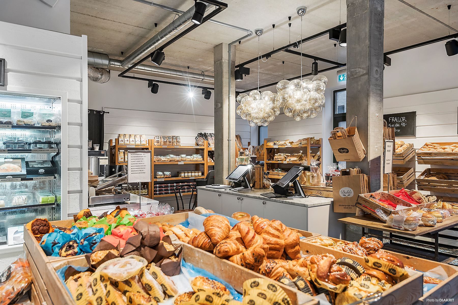 Dahls bageri finns på promenadavstånd, perfekt för morgonfrallan