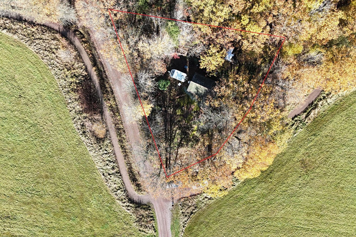 Uppskattad tomtgräns