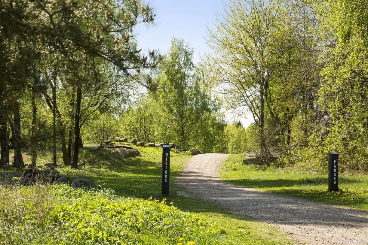 Vackra Hisingsparken med motionsslingor