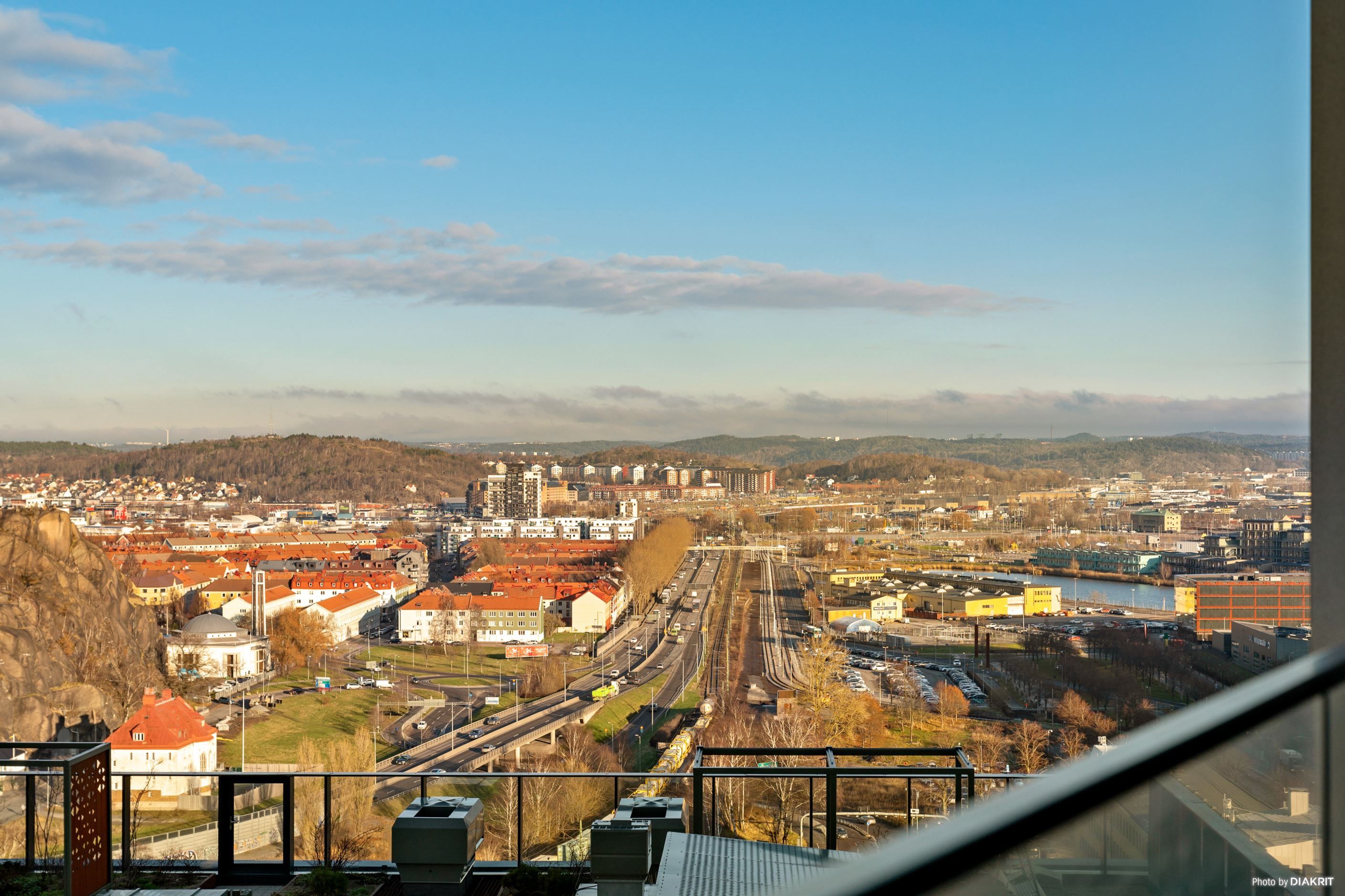 Utsikt från balkong