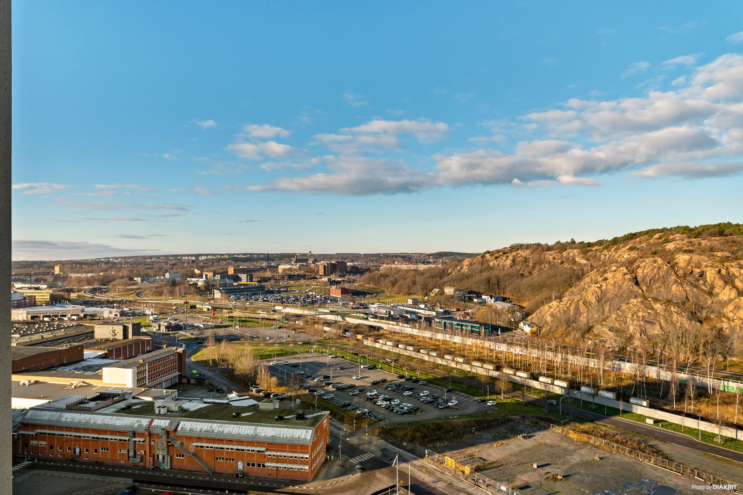 Utsikt från balkong