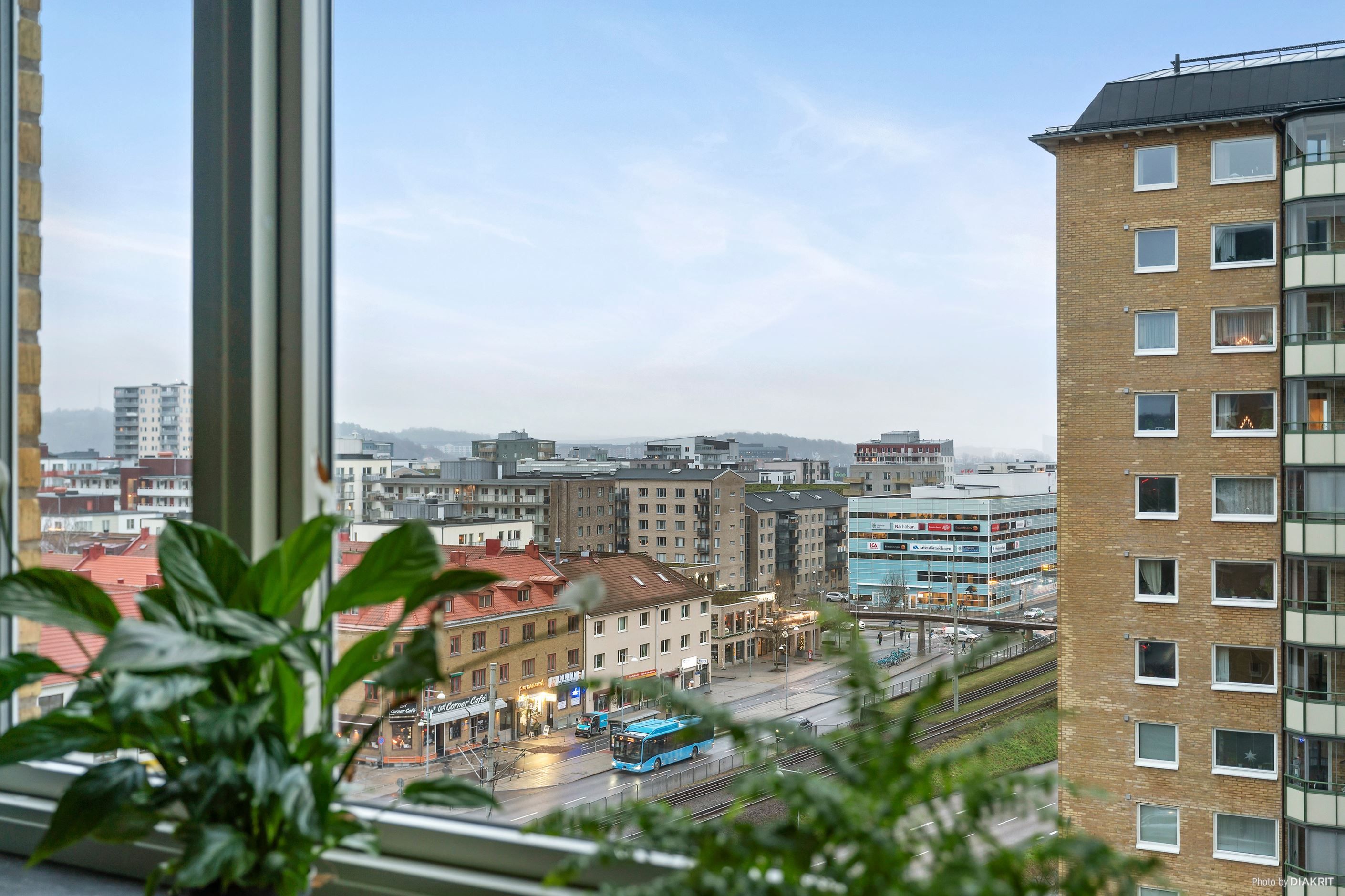 Trevlig utsikt från vardagsrummet