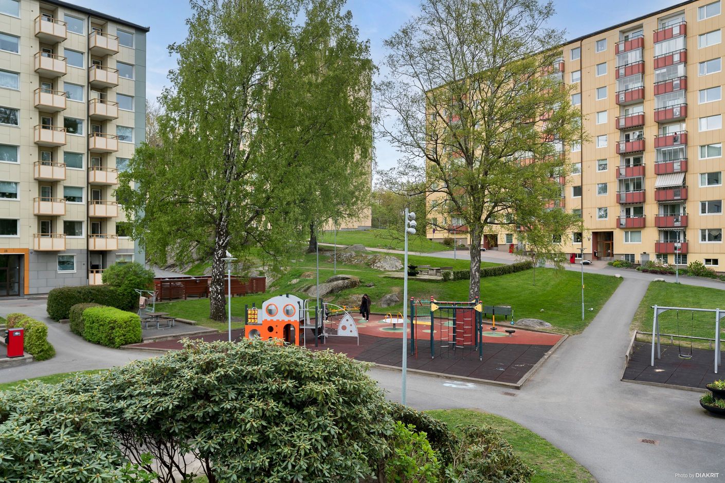 Utsikt från balkong
