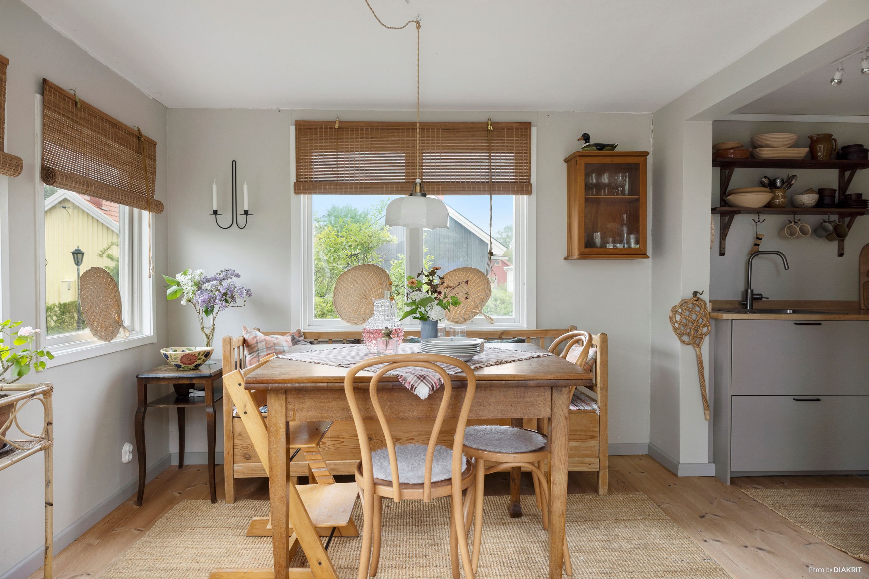 Plats för matbord