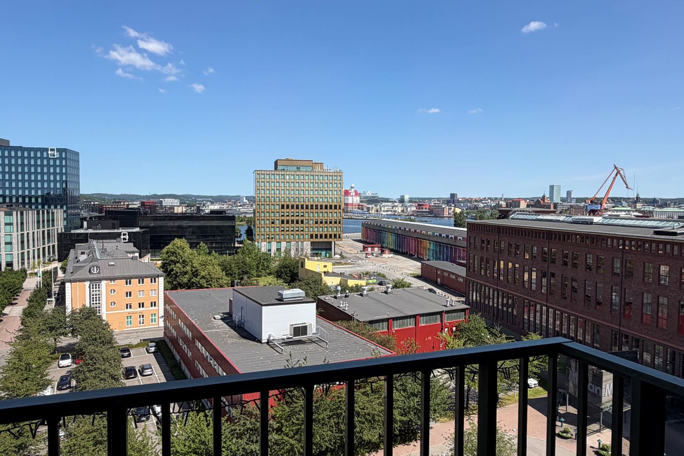 Utsikt från balkong