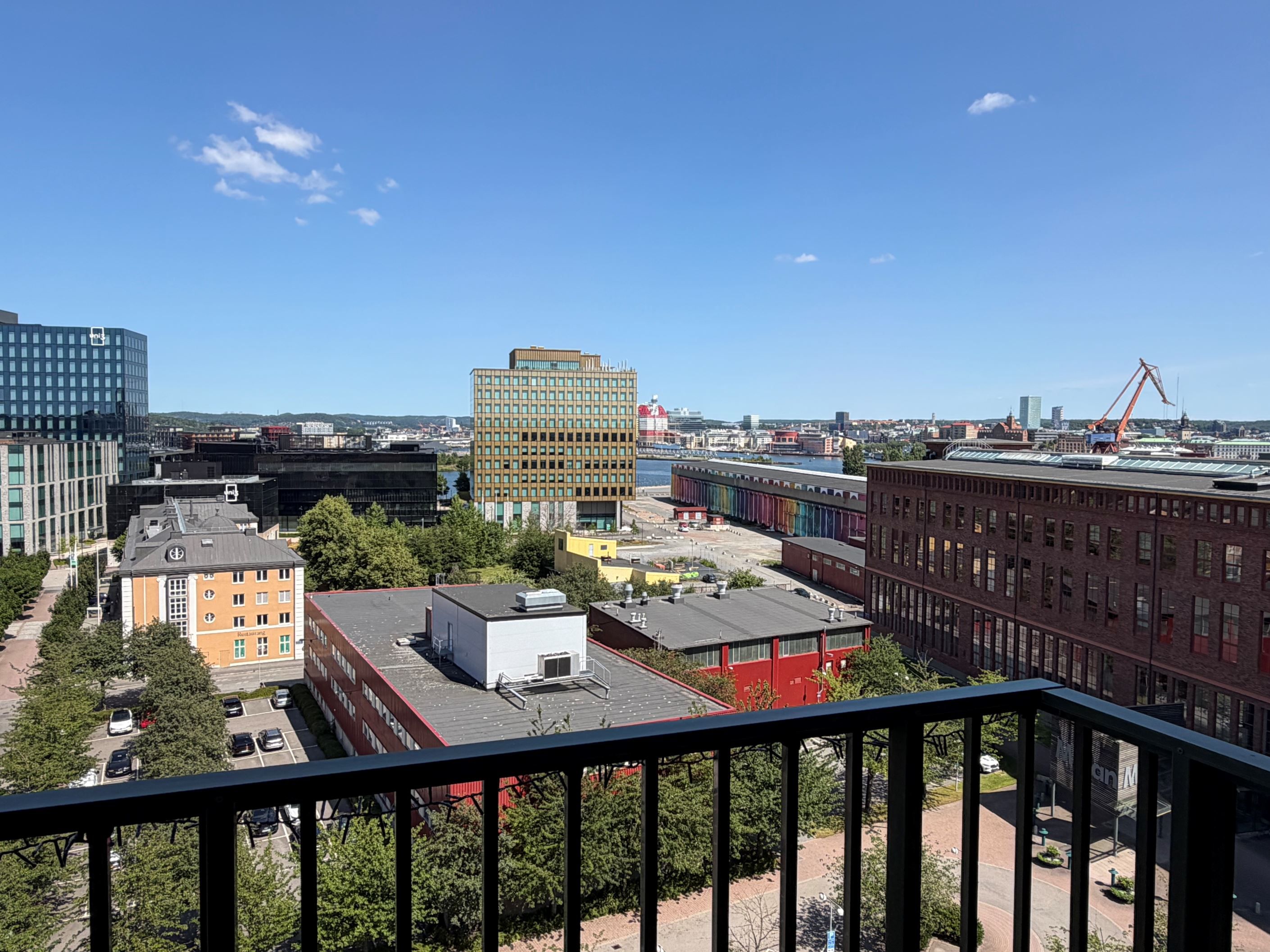 Utsikt från balkong