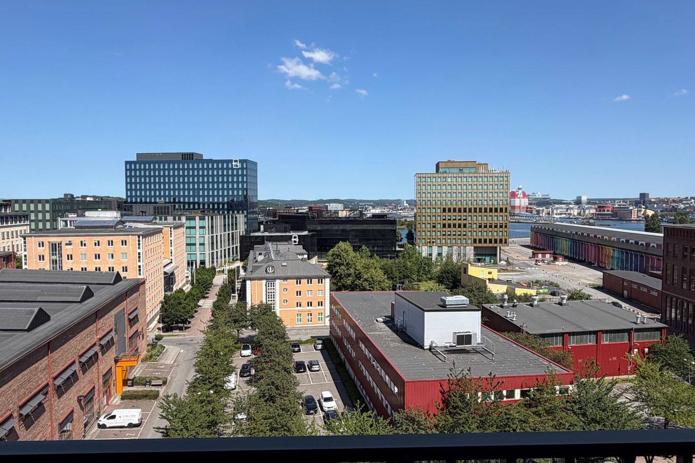 Utsikt från balkong