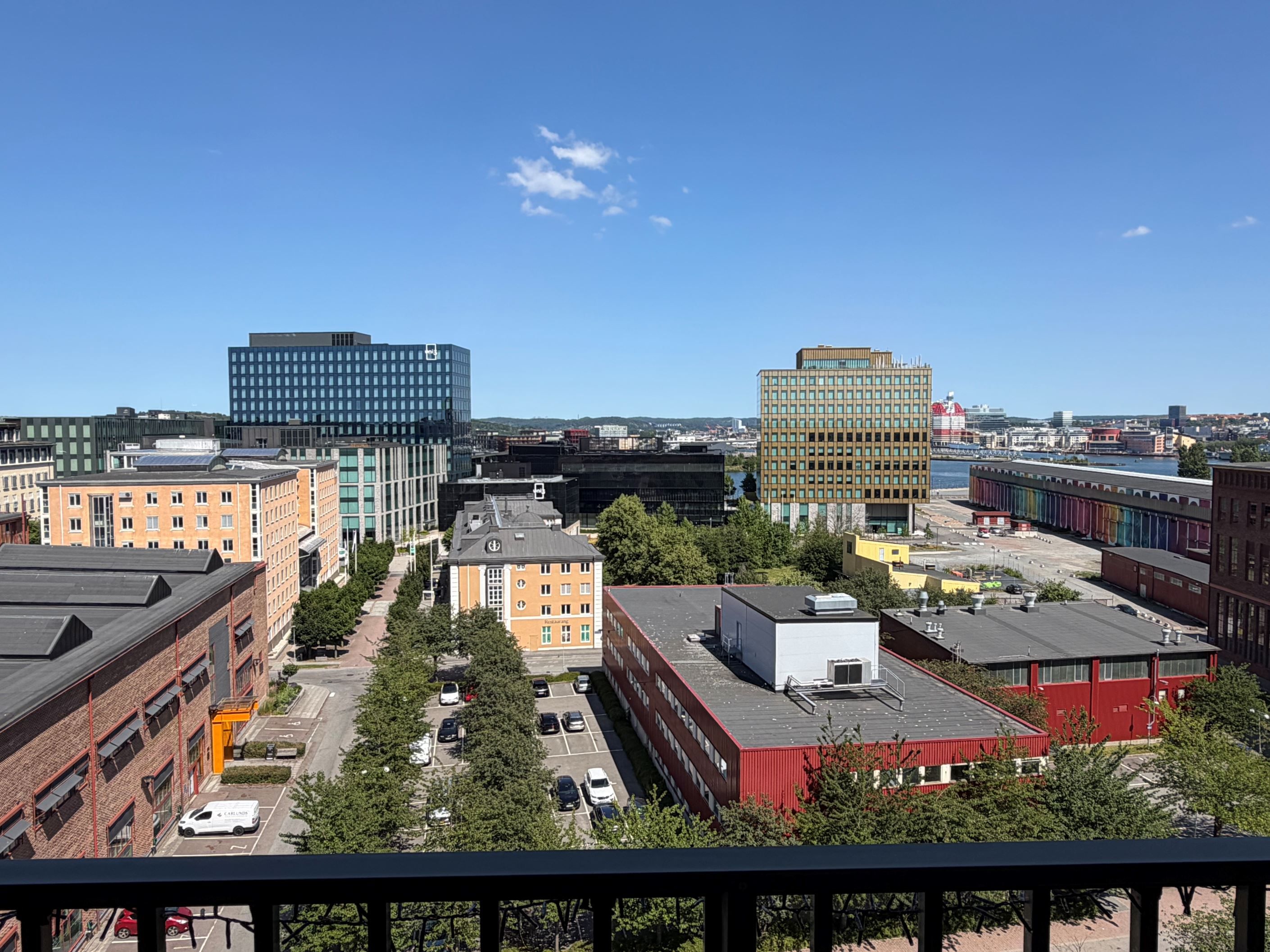 Utsikt från balkong