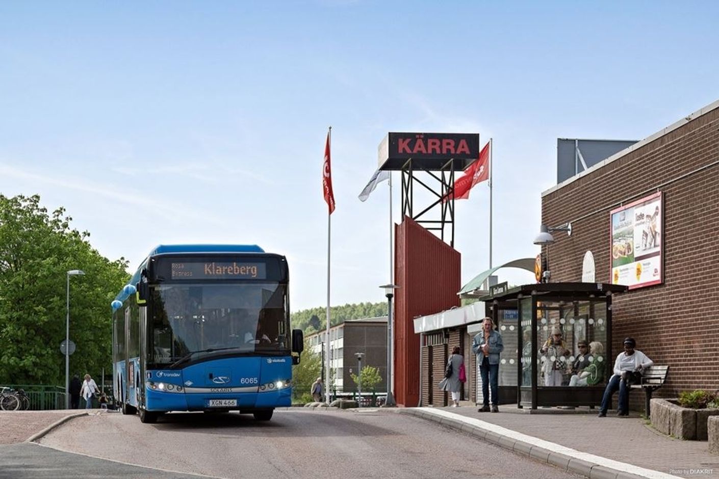 Kärra centrum, rosa express hela vägen till centrum