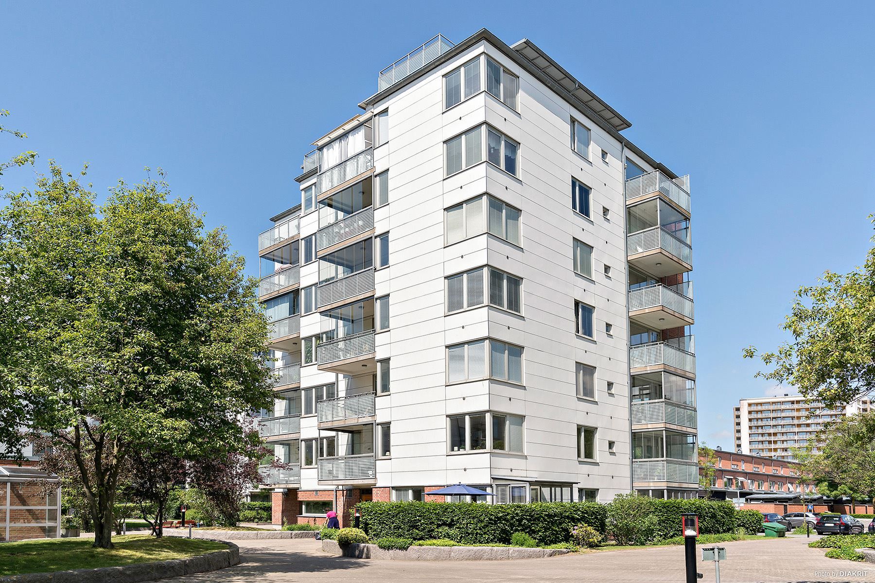 Norra Skeppspromenaden 17, granne med parken