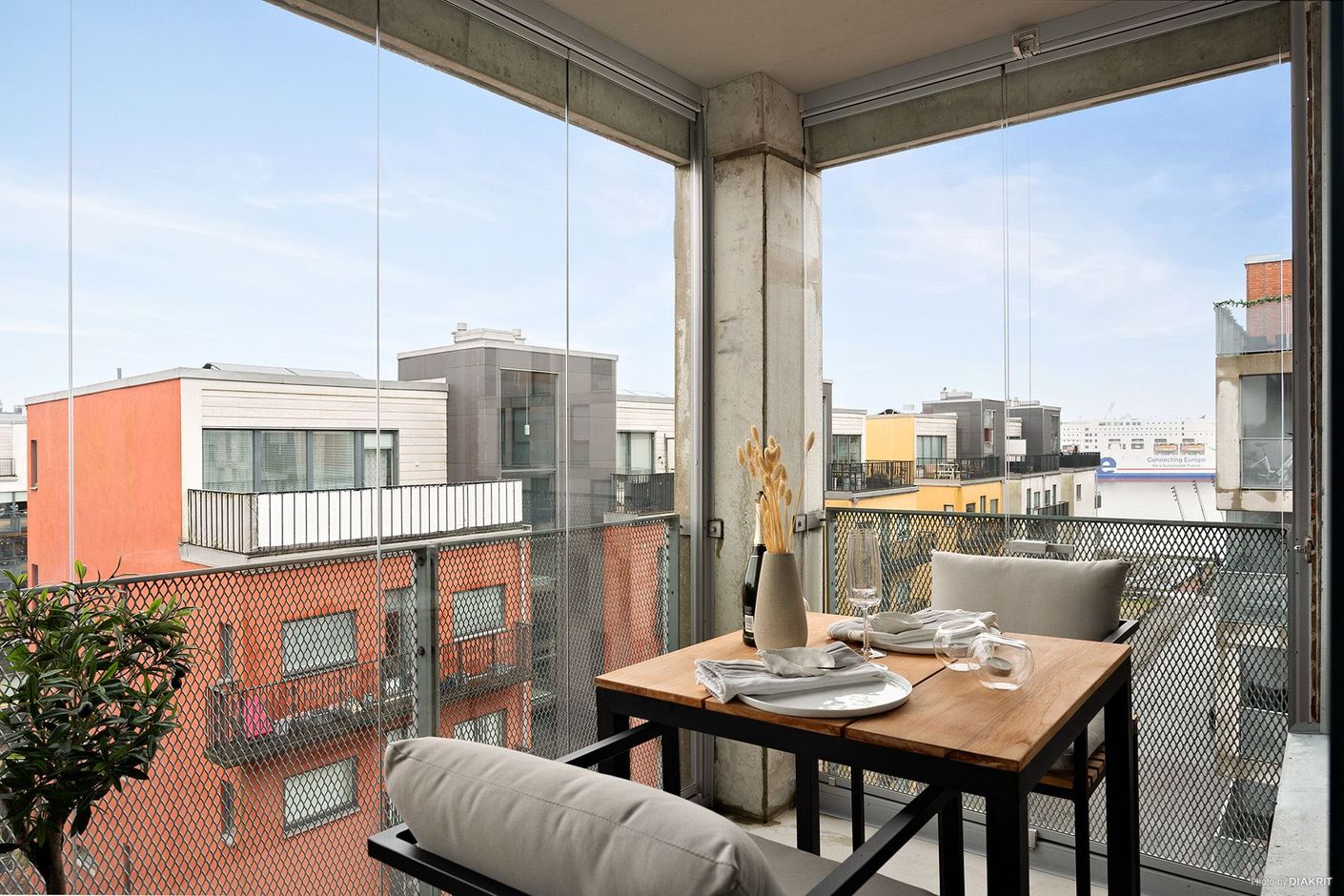 Högt upp i soligt läge