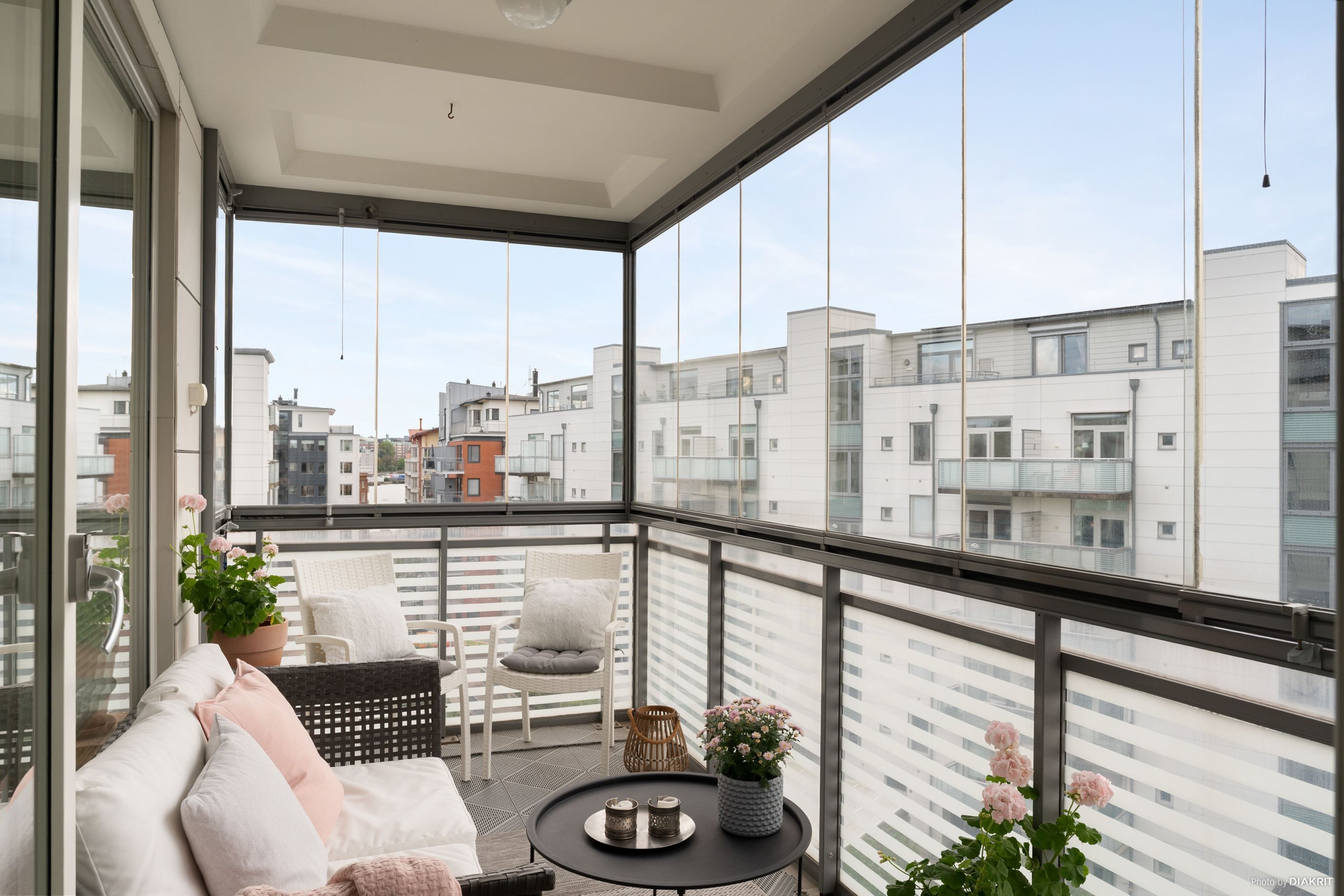 Sydvästläge högt upp i huset!