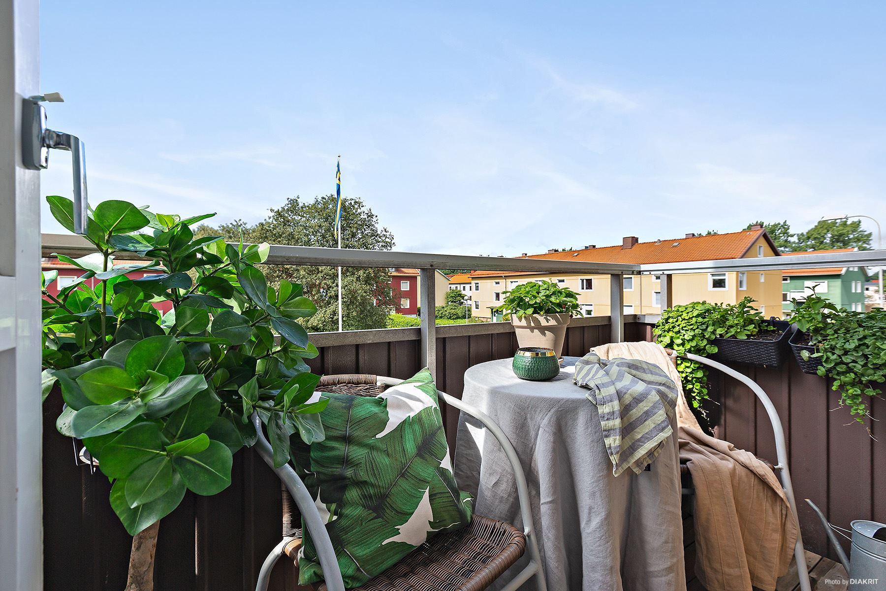 Härlig balkong i västerläge!