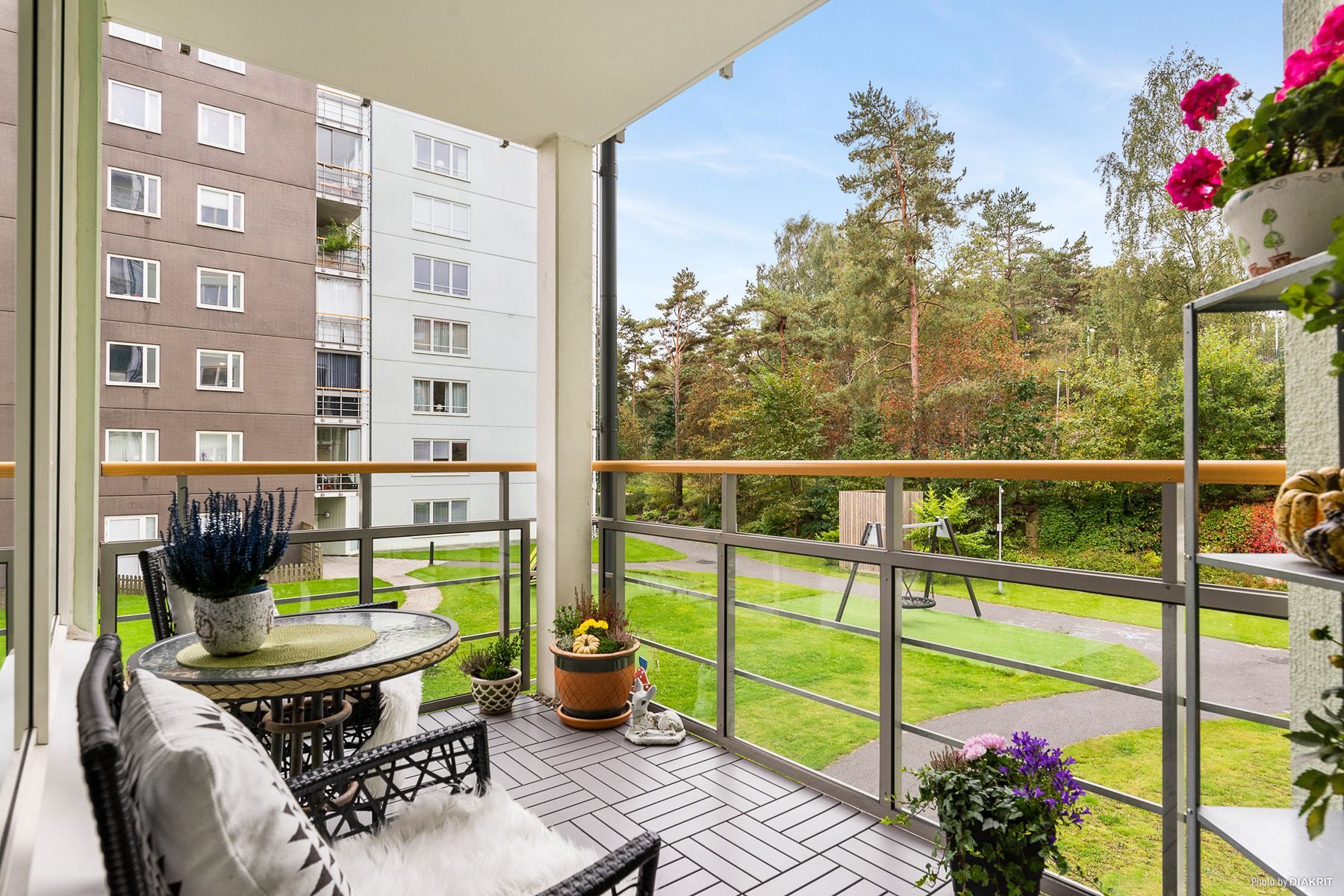 Balkong i bästa västerläge