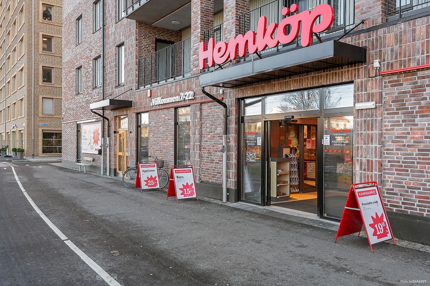 Mataffär runt hörnet
