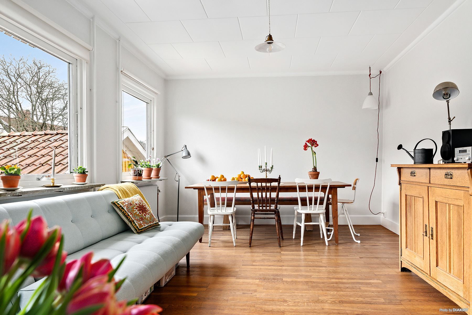 Ljust och rymligt sovrum