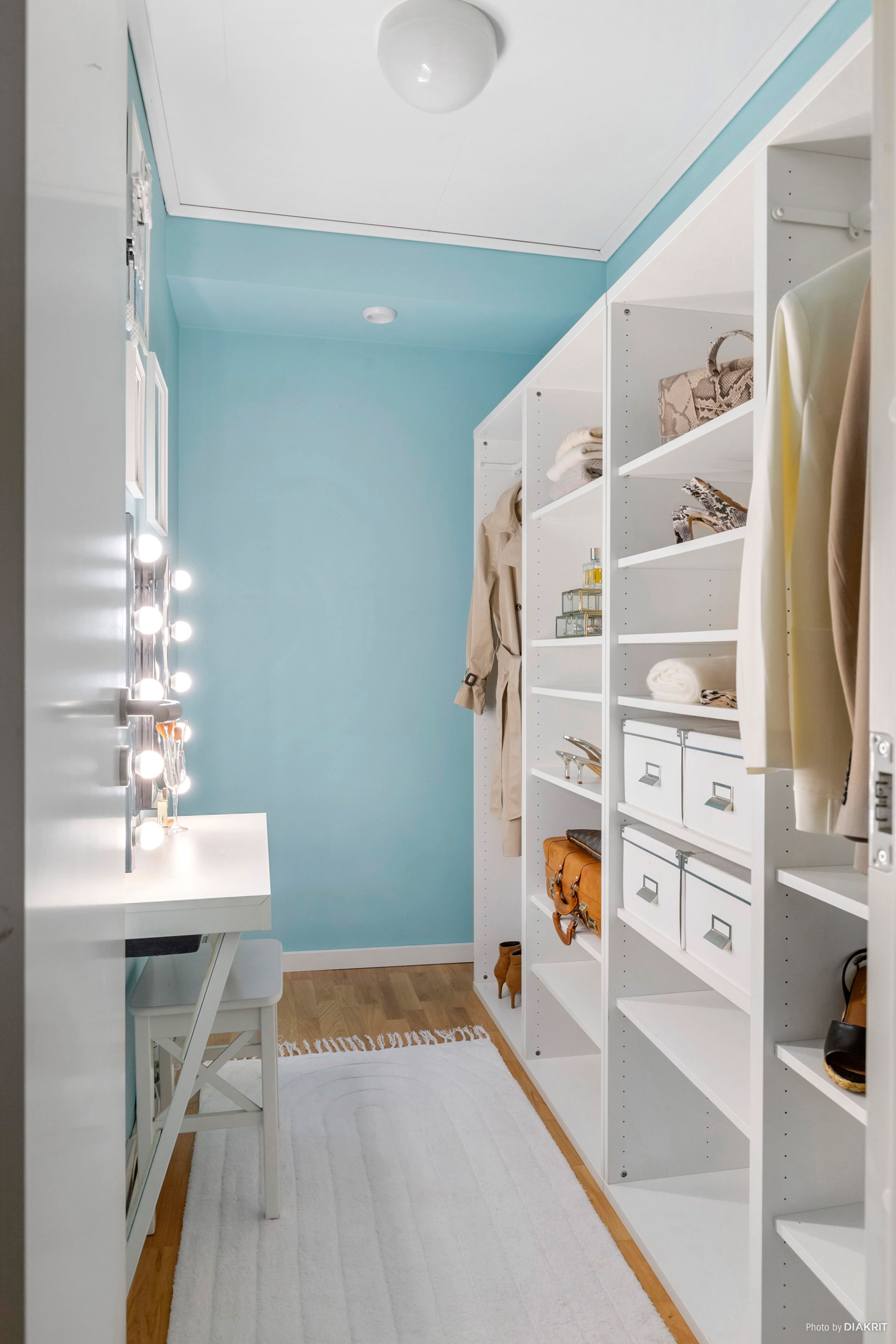 Klädkammare i anslutning