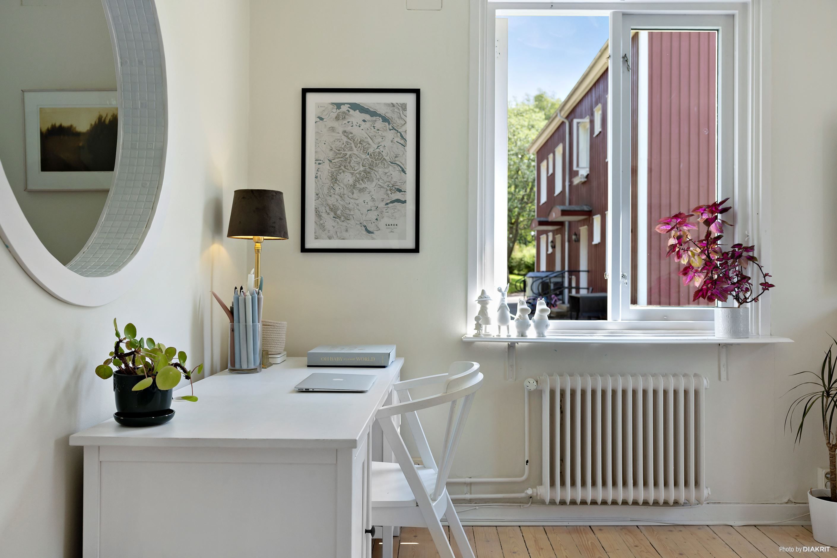 Plats för skrivbord för er som jobbar hemma