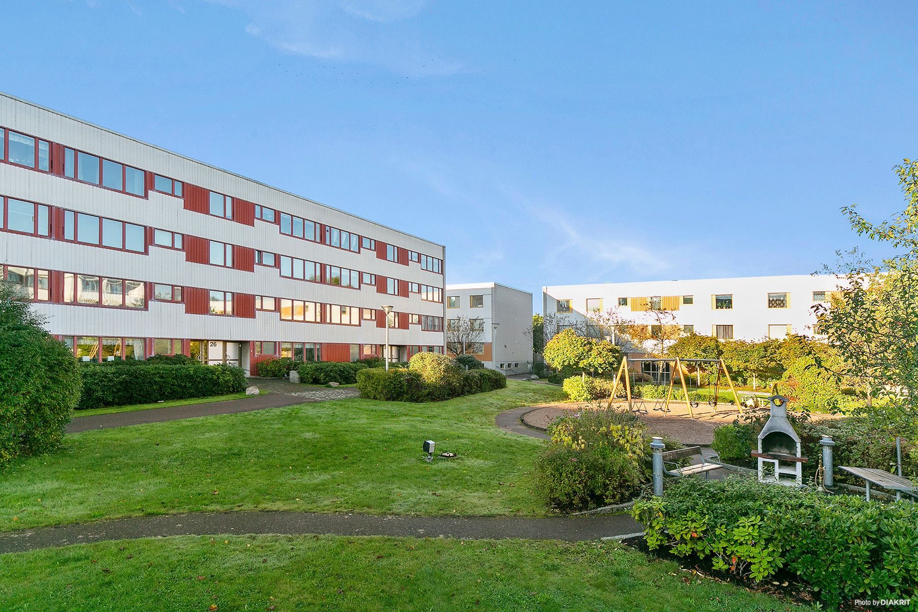 En av föreningens innergårdar