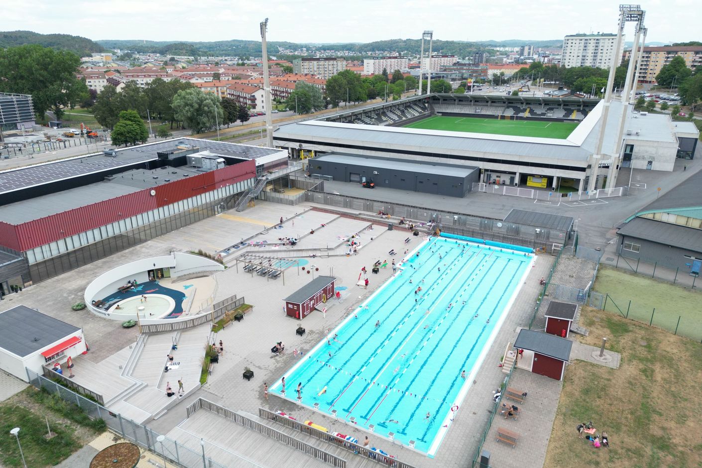 Lundybadet, Bravida Arena och Rambergsrinken
