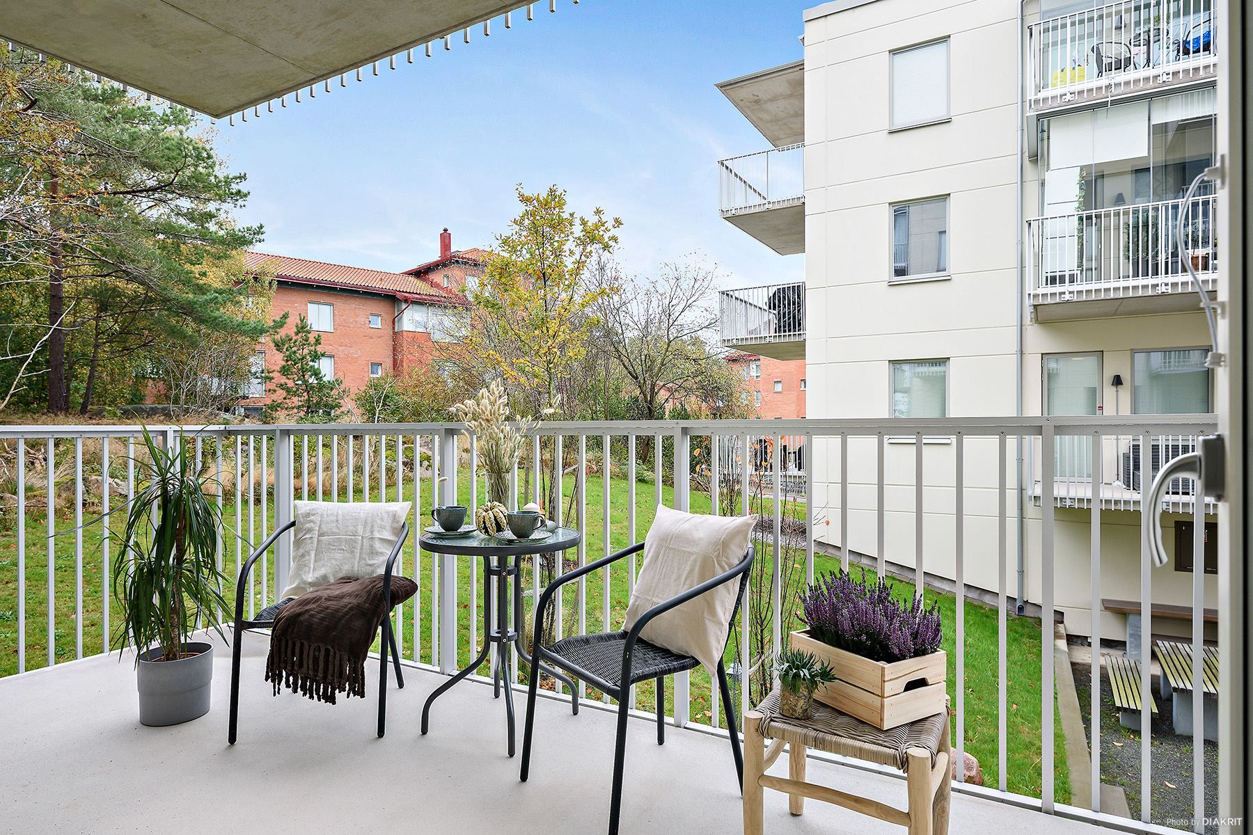 Stor balkong i söderläge!