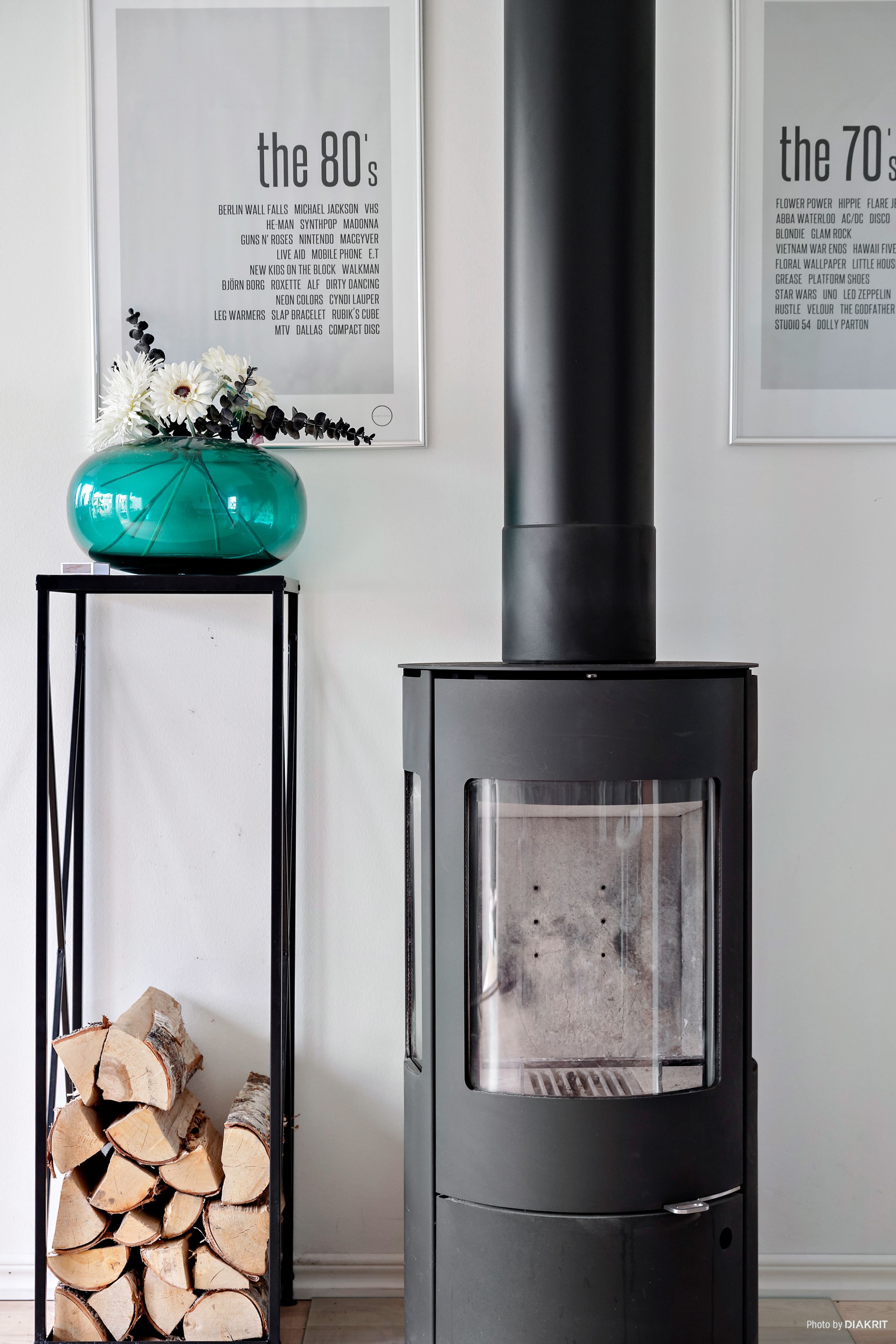 Braskamin för mysiga kvällar