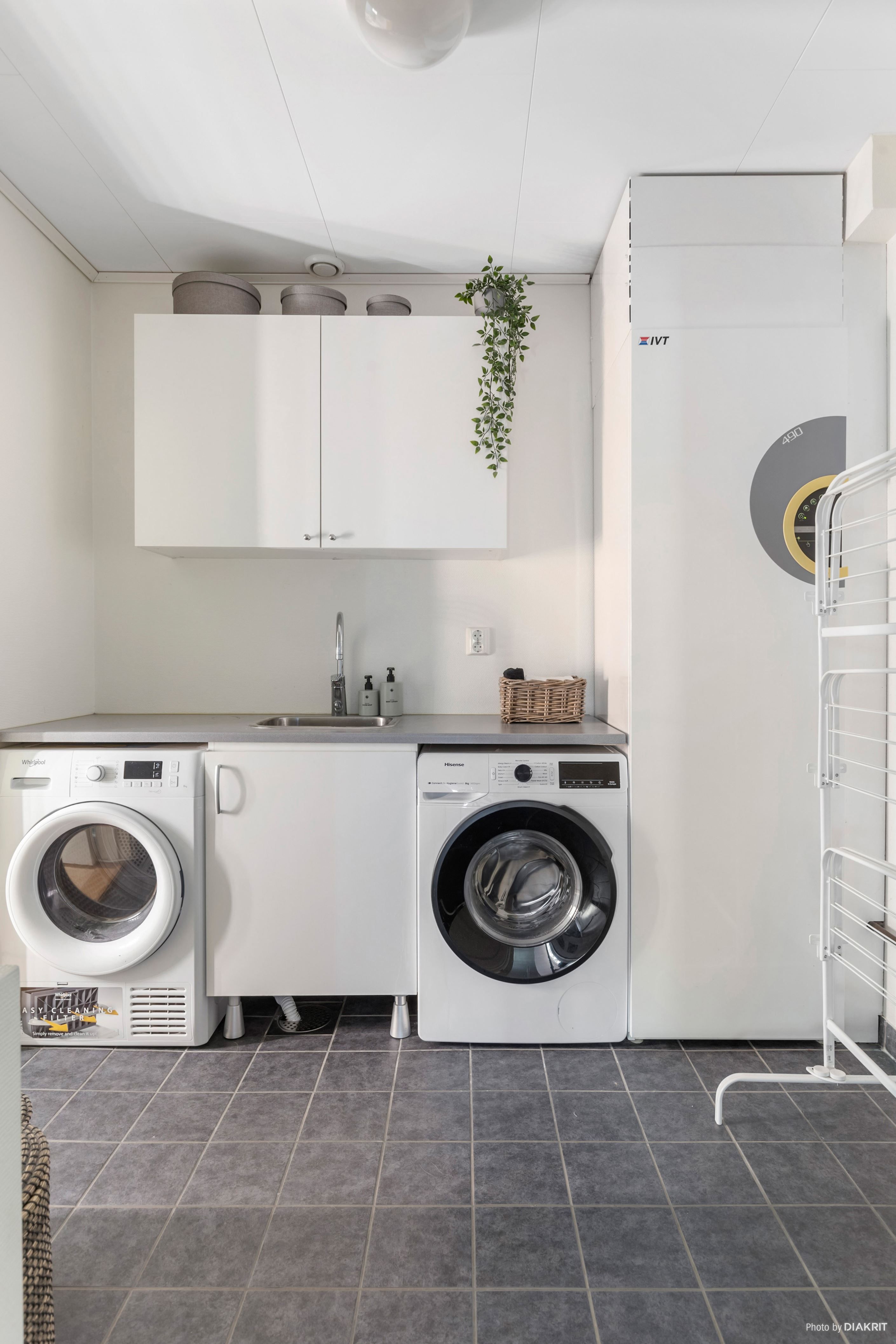 Rejäl tvättstuga för famljen