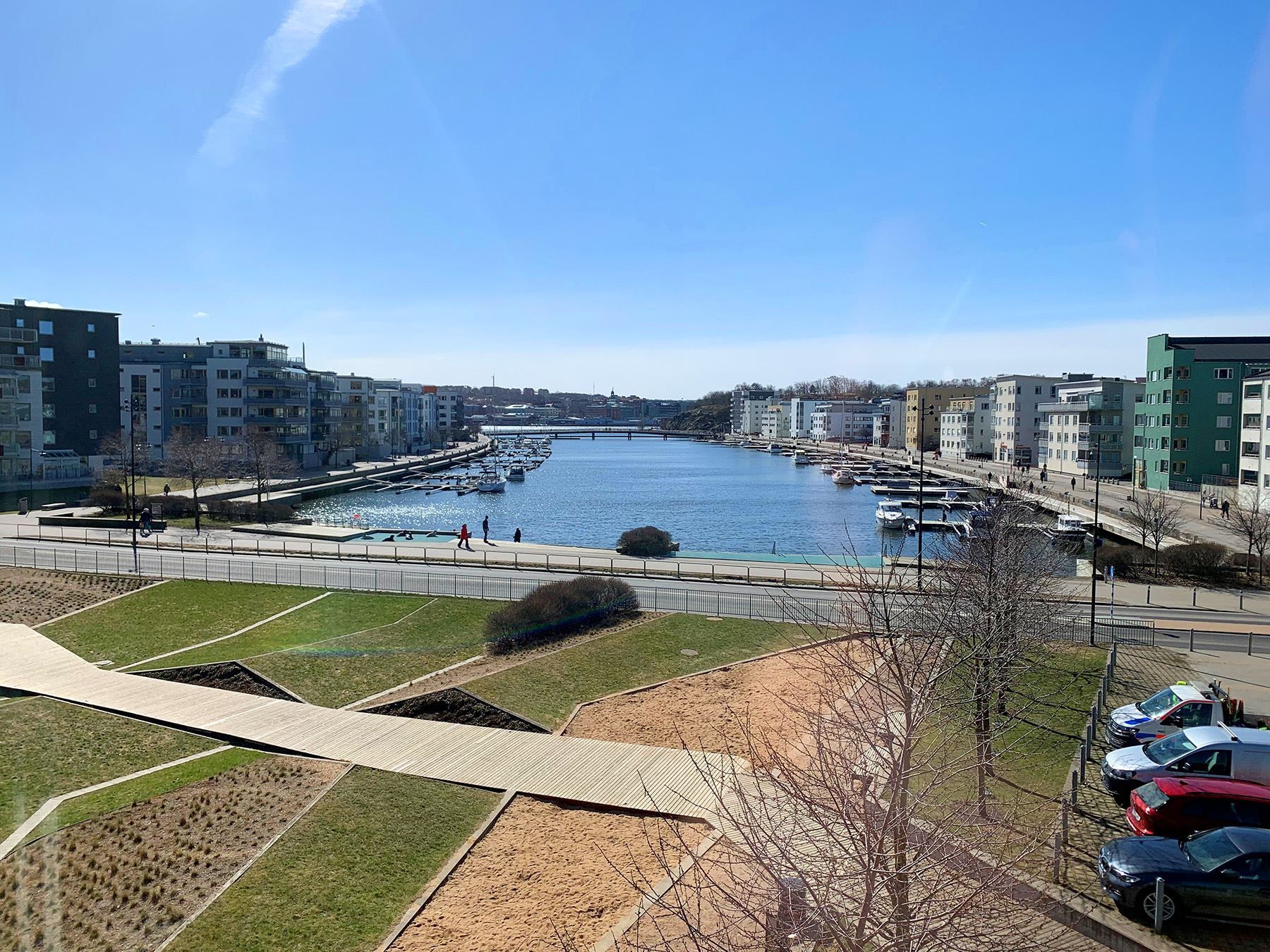 Utsikt från balkongen