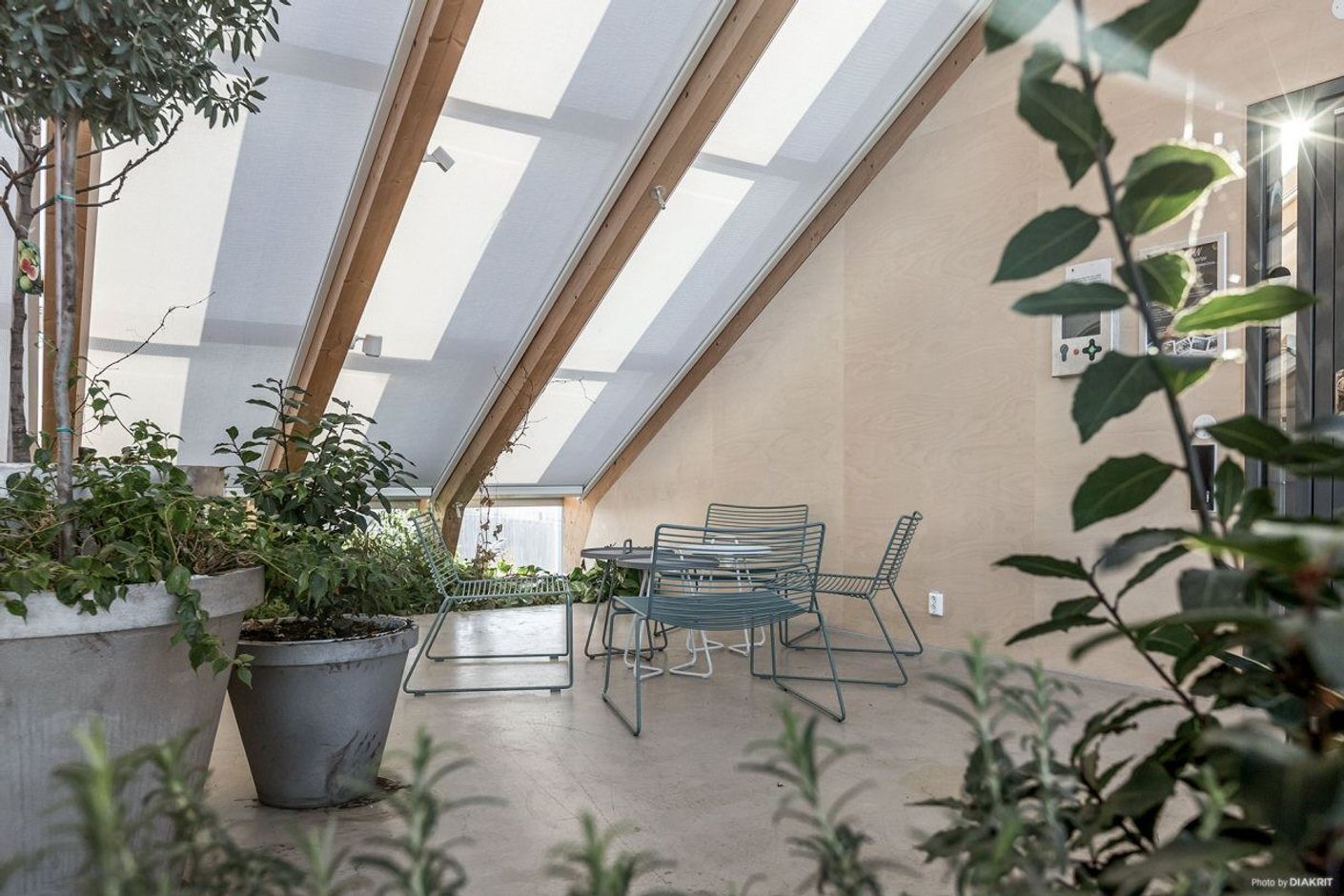 Skönt att umgås året om i "växthuset"