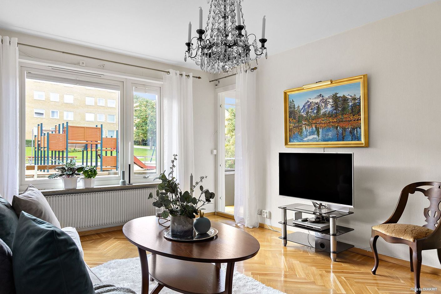 Rymligt och ljust vardagsrum