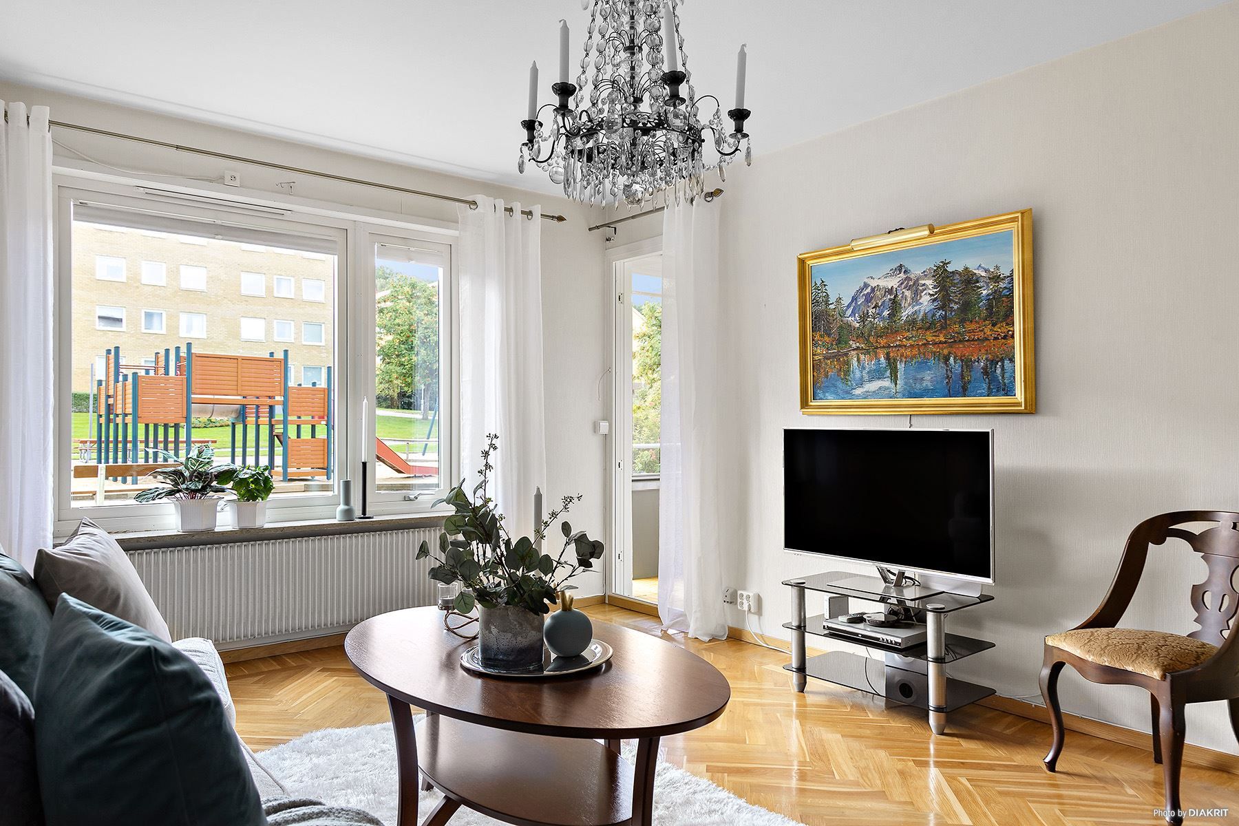 Rymligt och ljust vardagsrum