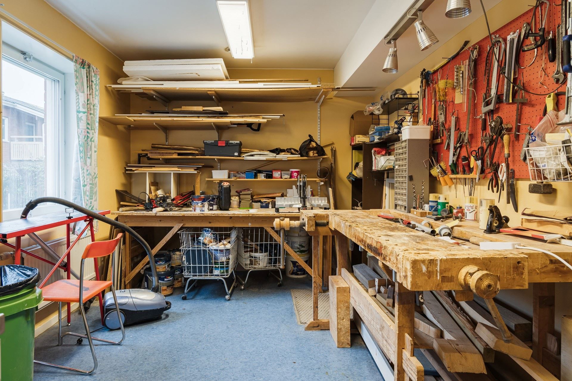 Föreningens hobbyrum