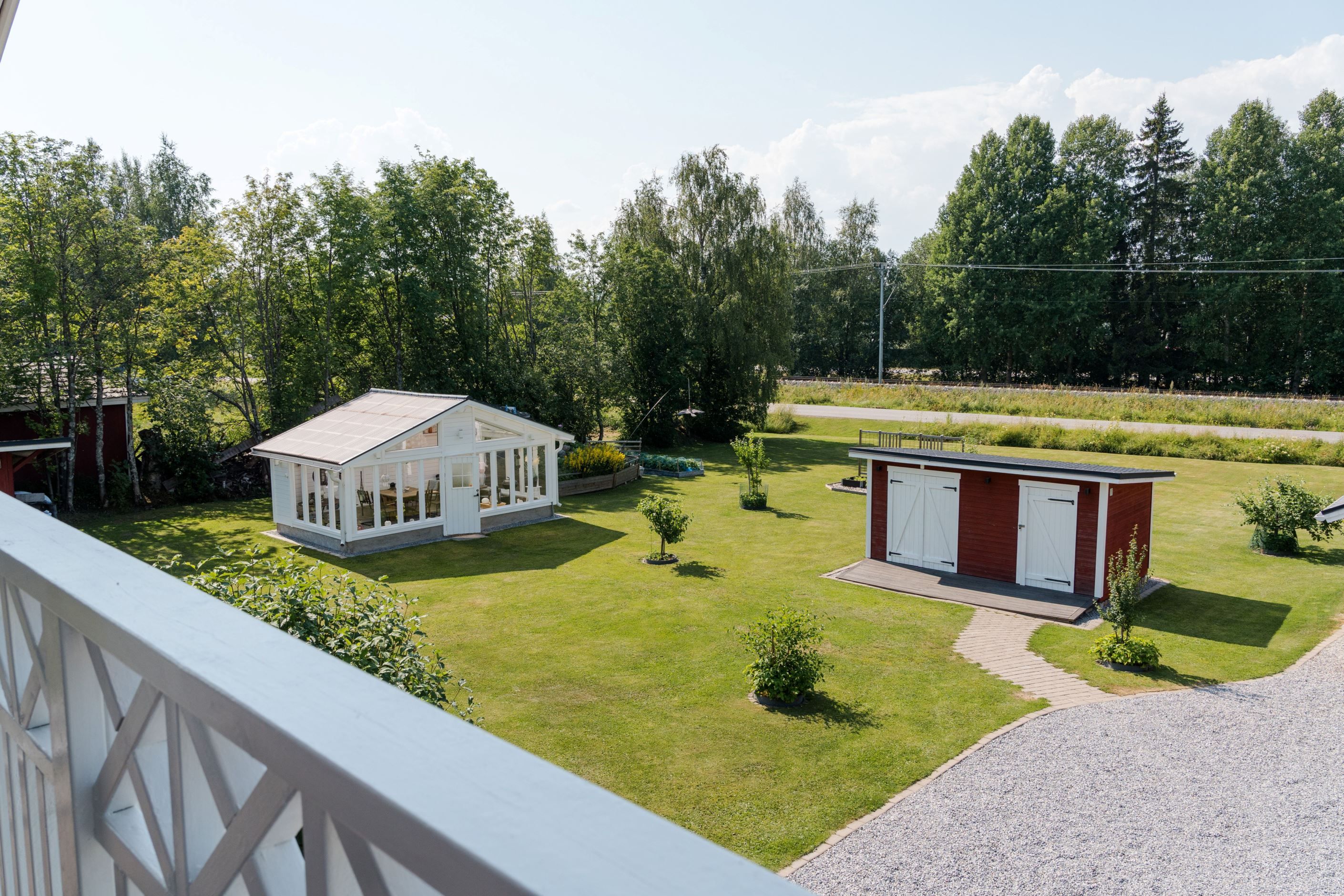 Balkong med utsikt