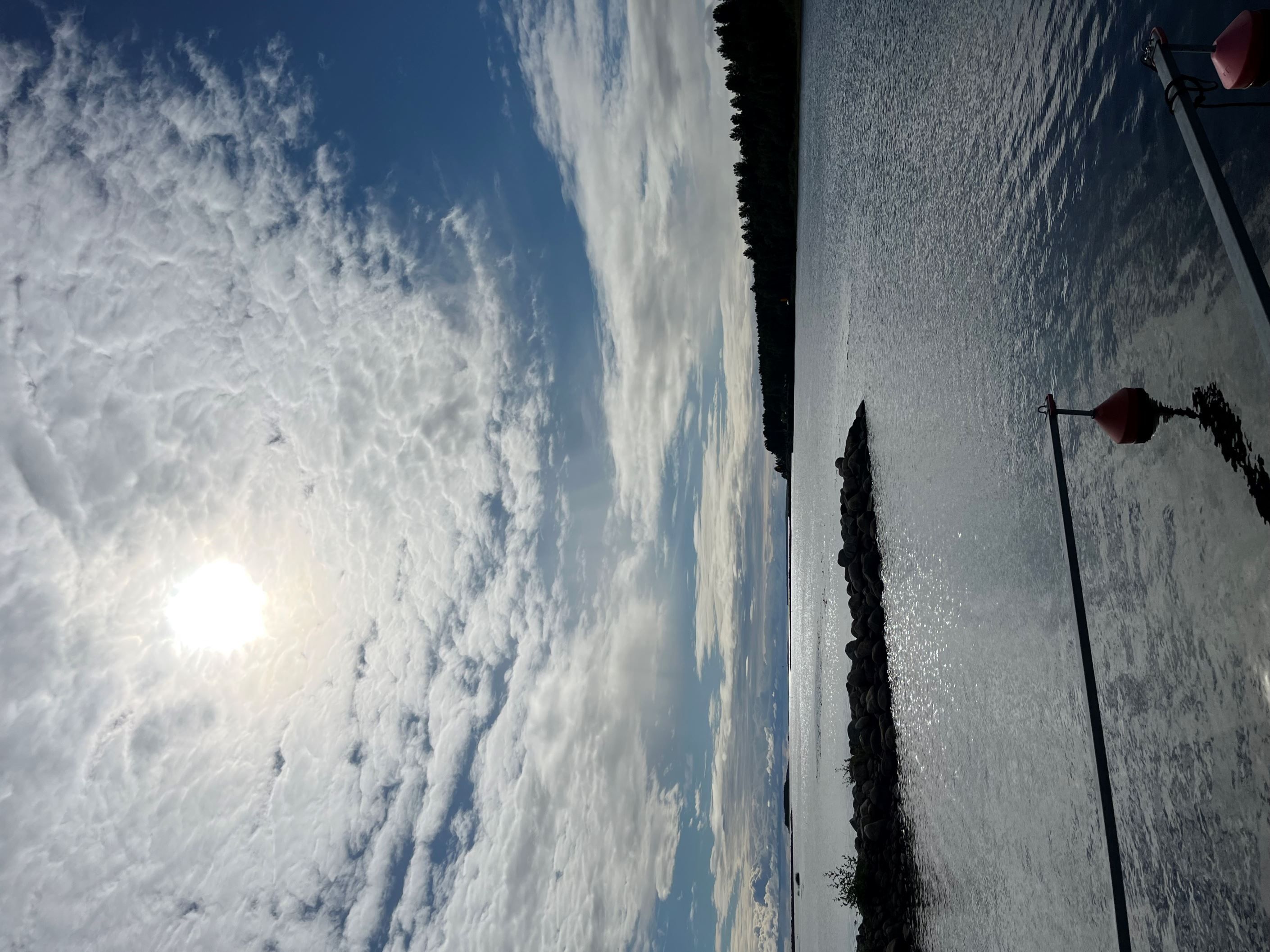 Båthamn 400 meter från bostaden
