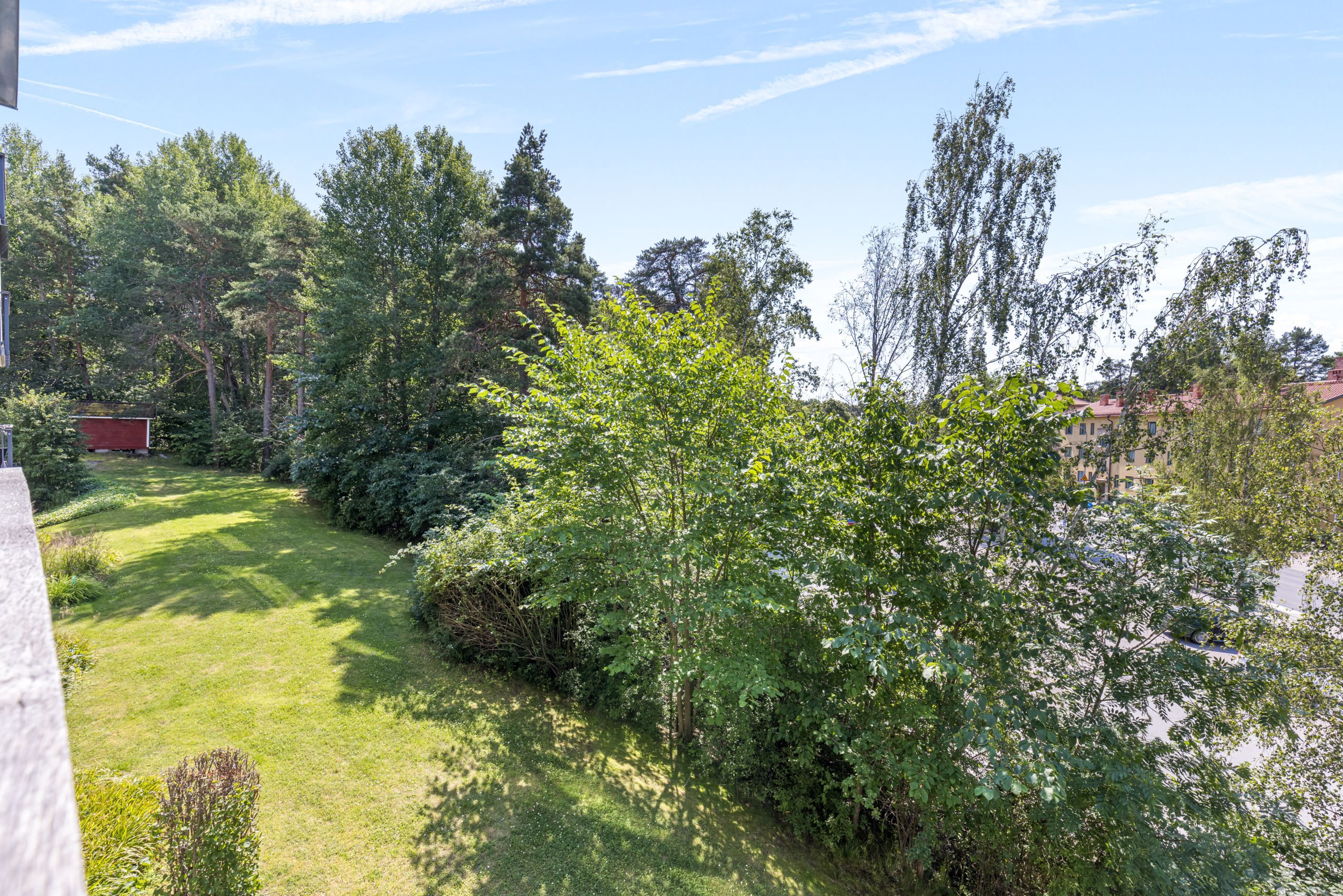 Utsikt från balkongen
