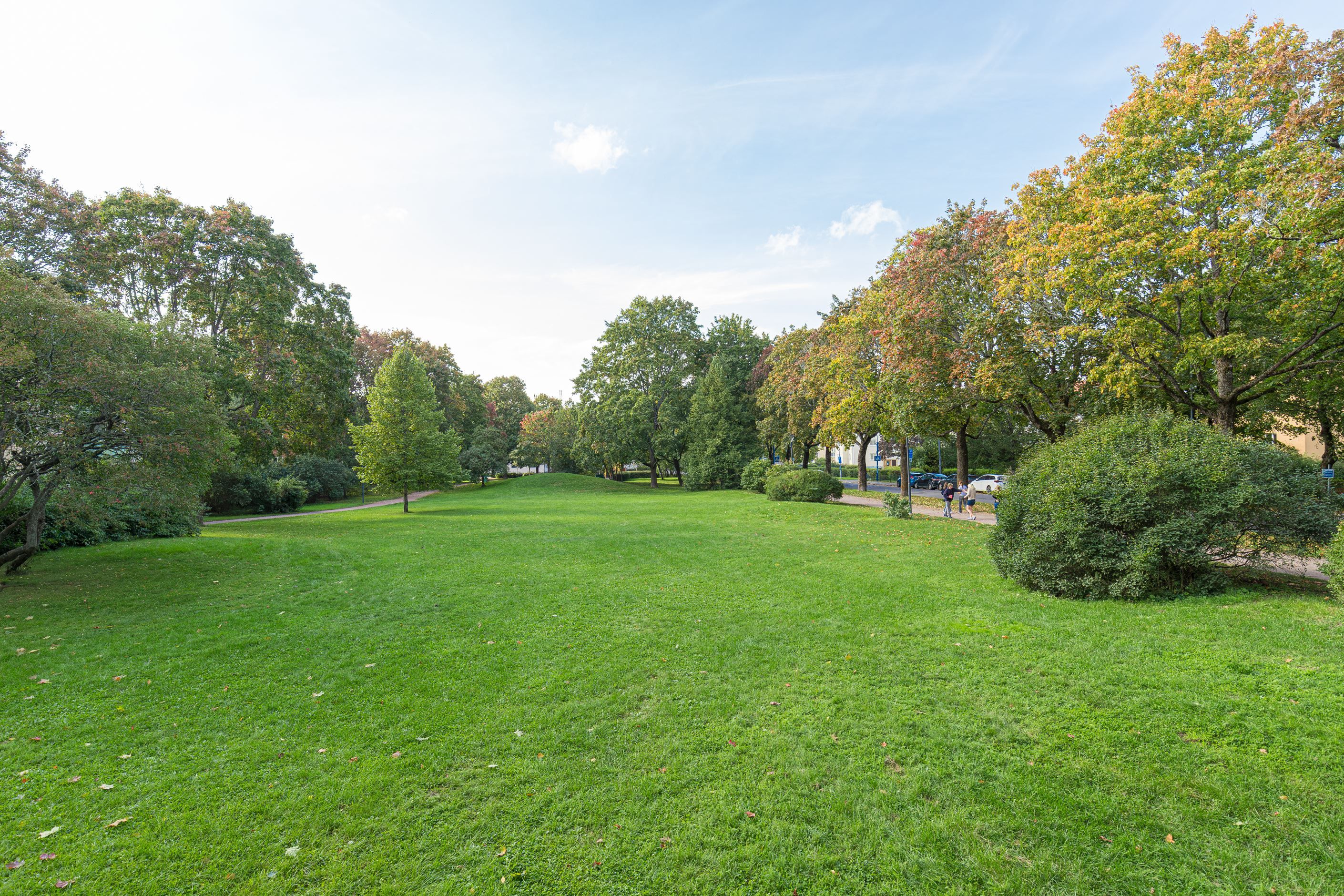 Tegnérparken ett stenkast bort