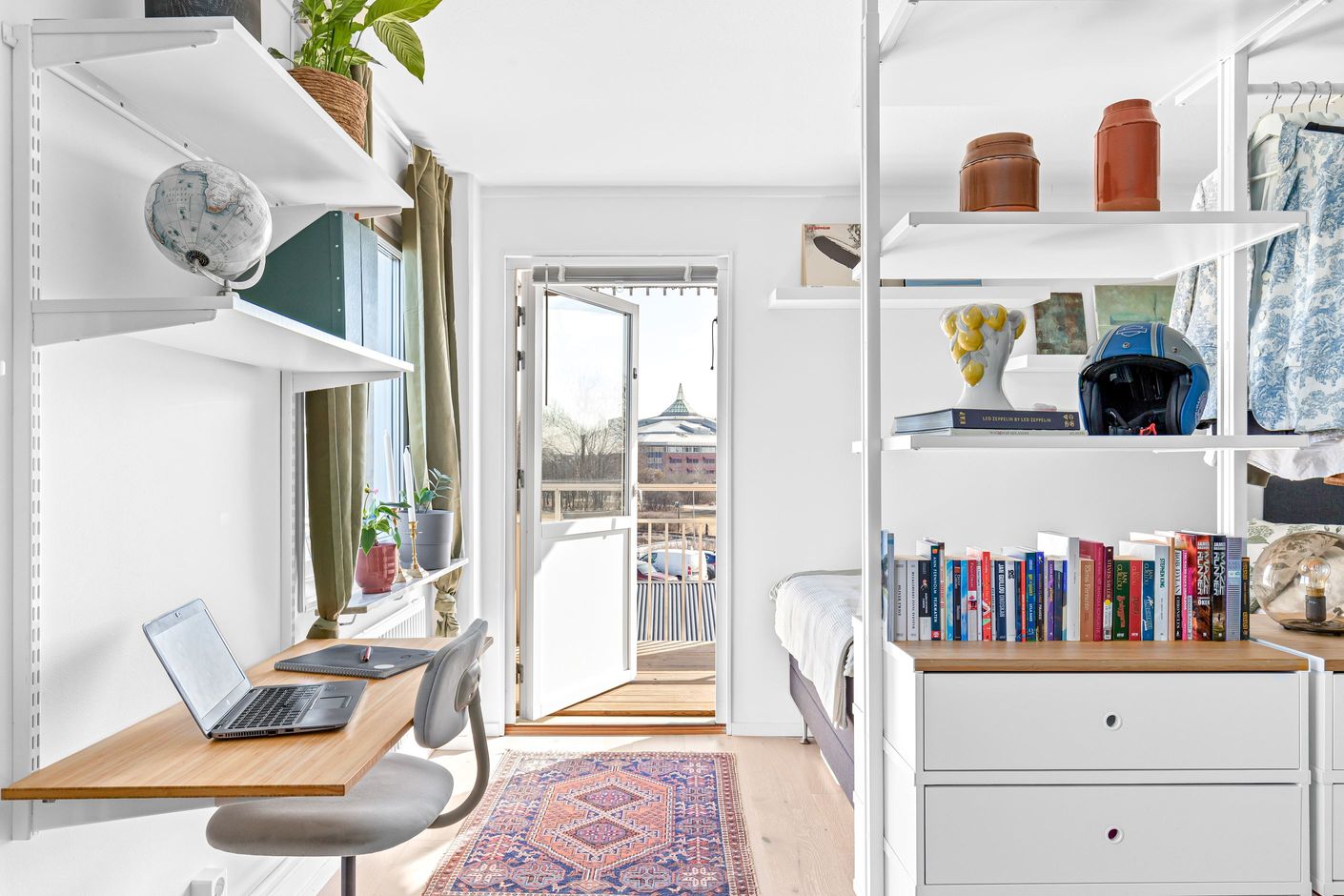Mysig plats för sängen