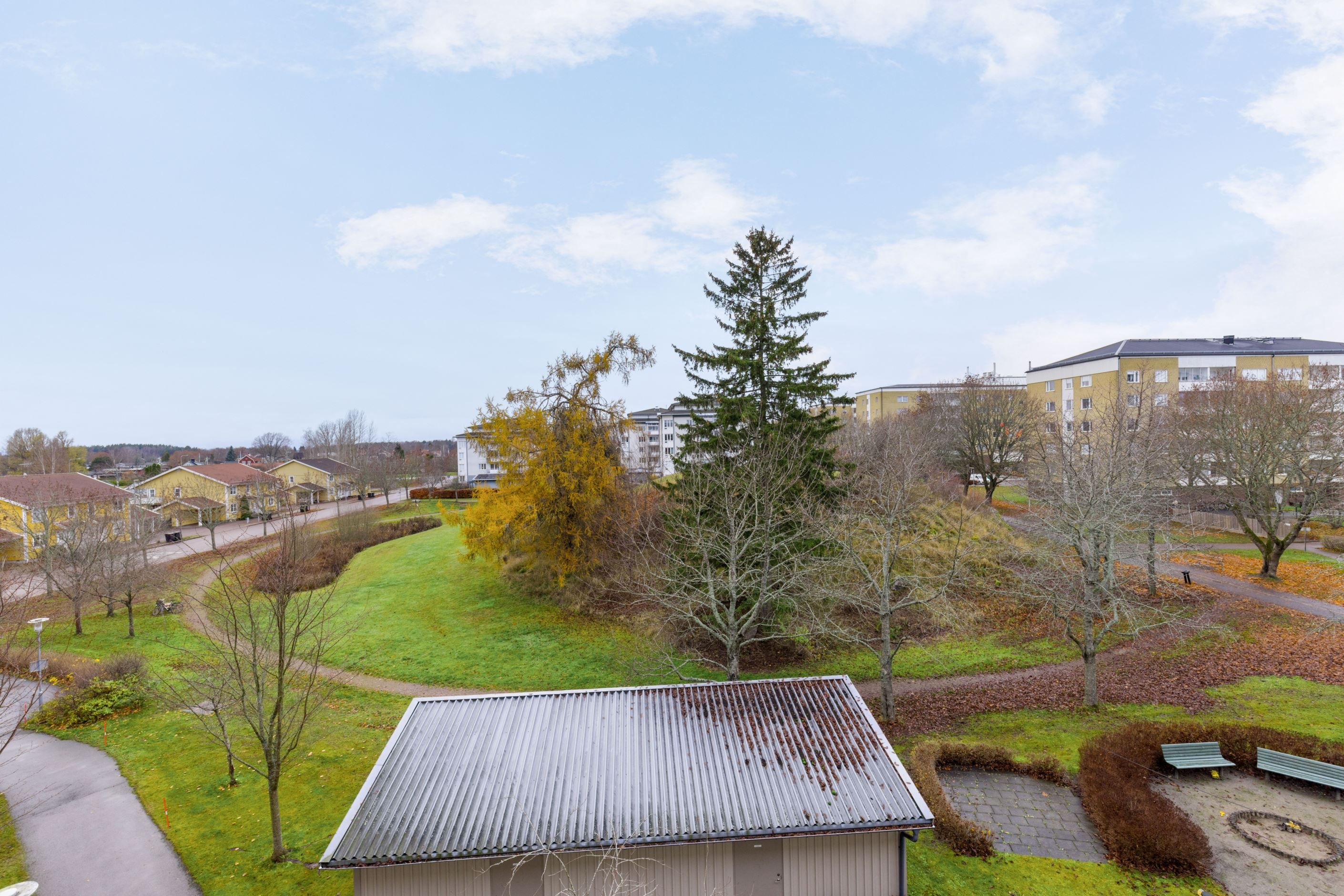 Utsikt från balkongen