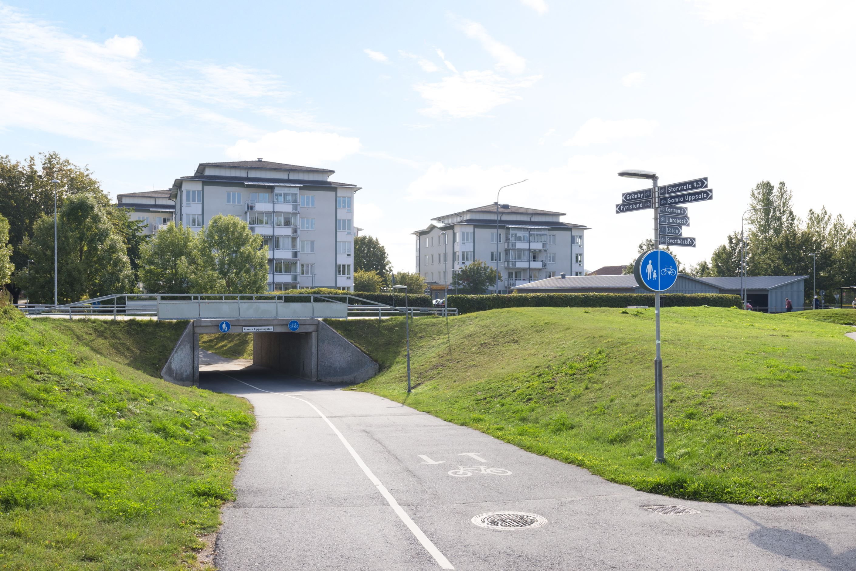 Cykelbana vid Topeliusgatan