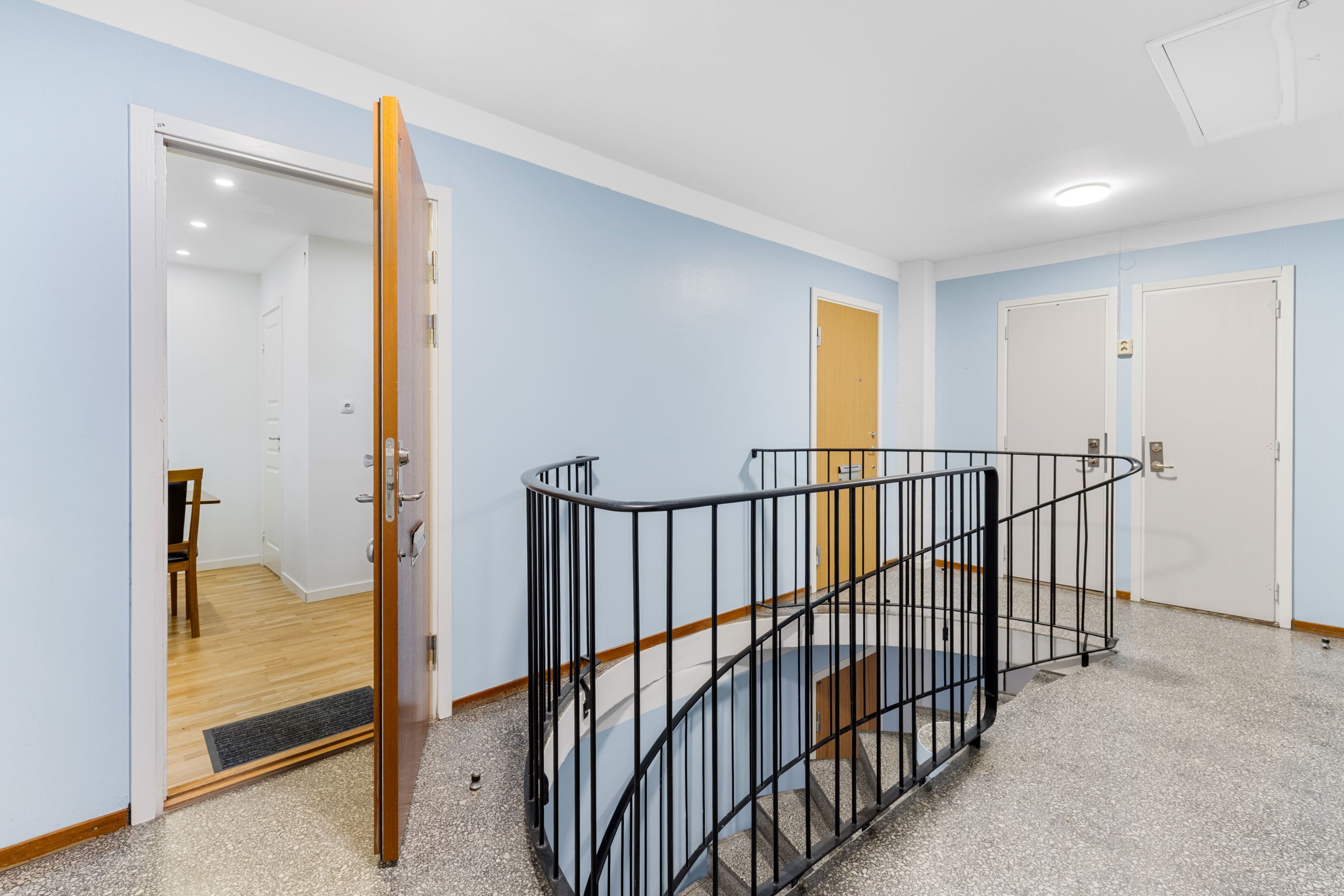 Ingång till uthyrningslägenheten