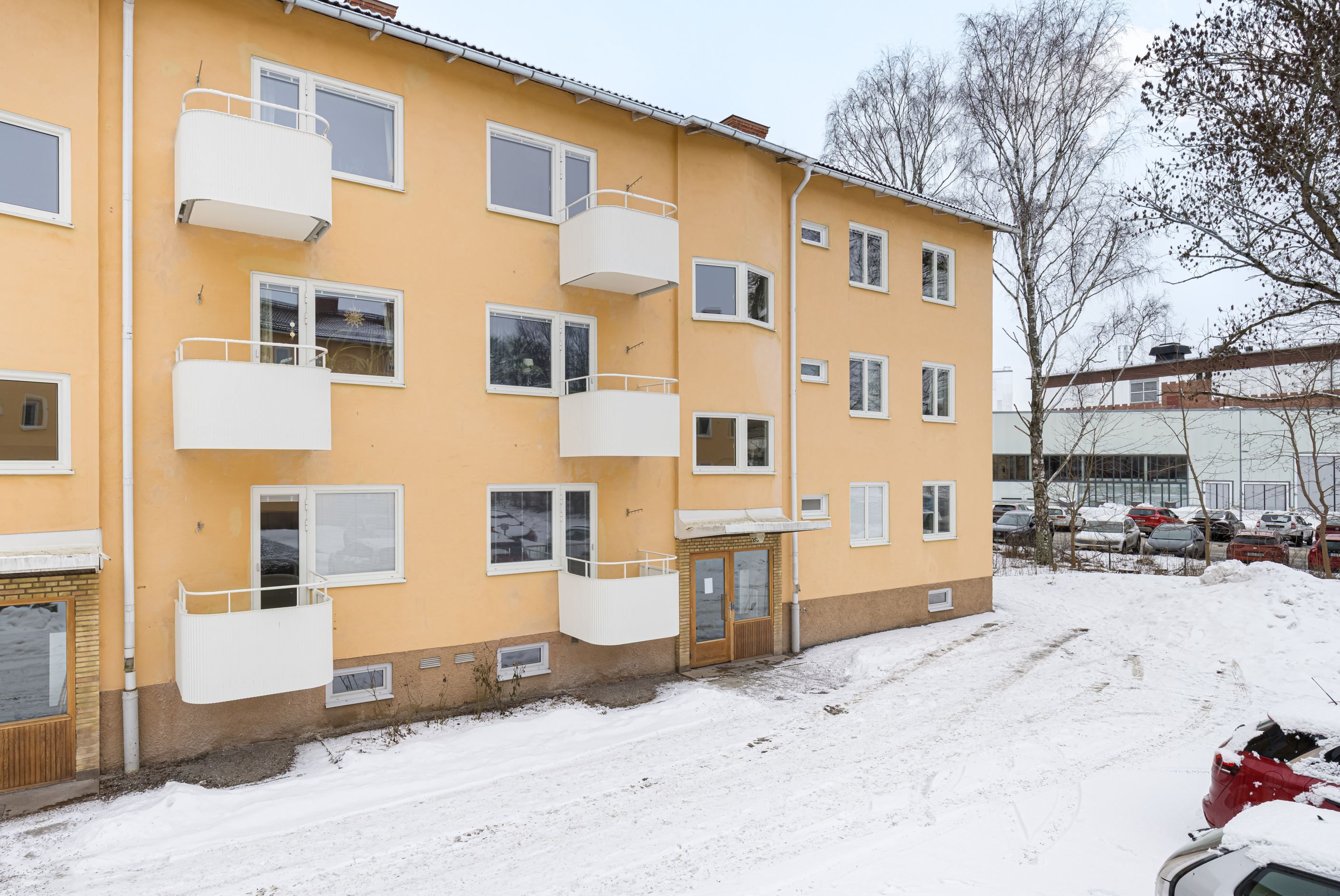 Balkongen högst upp längst bort