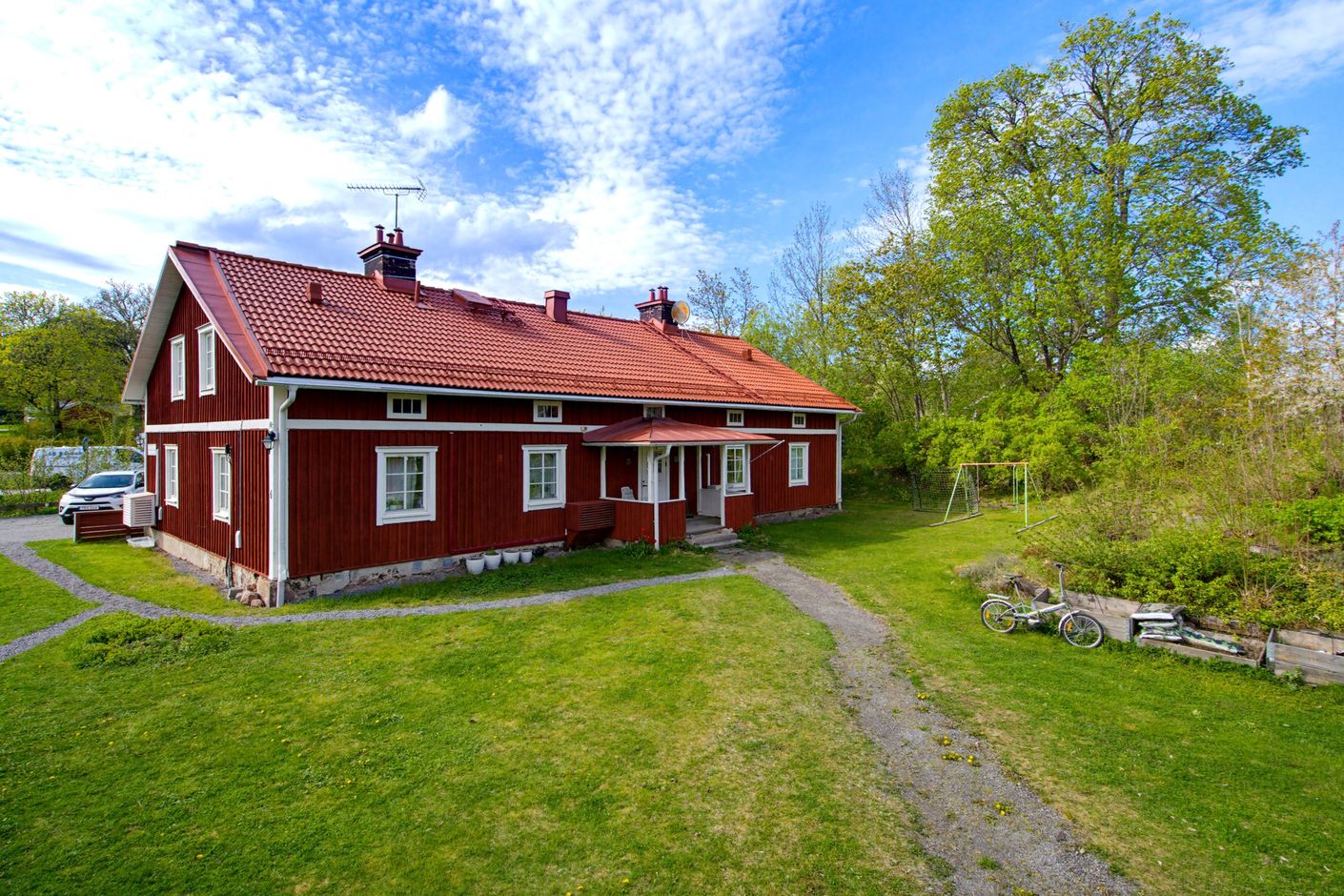 Fasad från gården